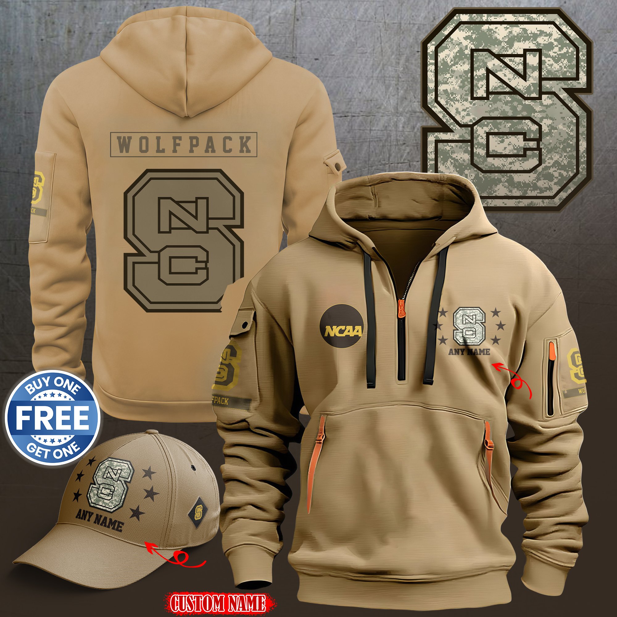 NC State Wolfpack 2024 Armed Forces Day  hoodie custom 58315