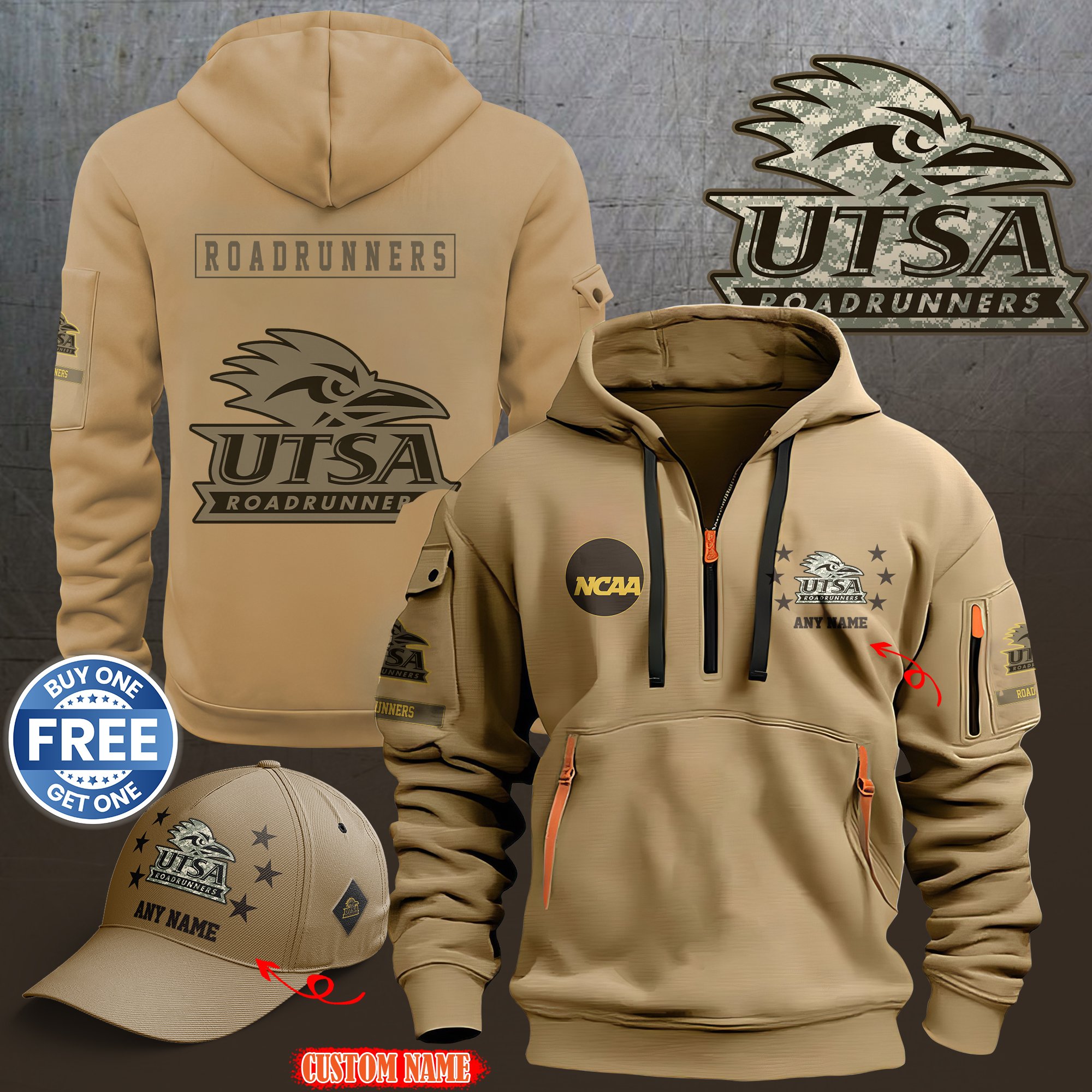 UTSA Roadrunners 2024 Armed Forces Day  hoodie custom 58315