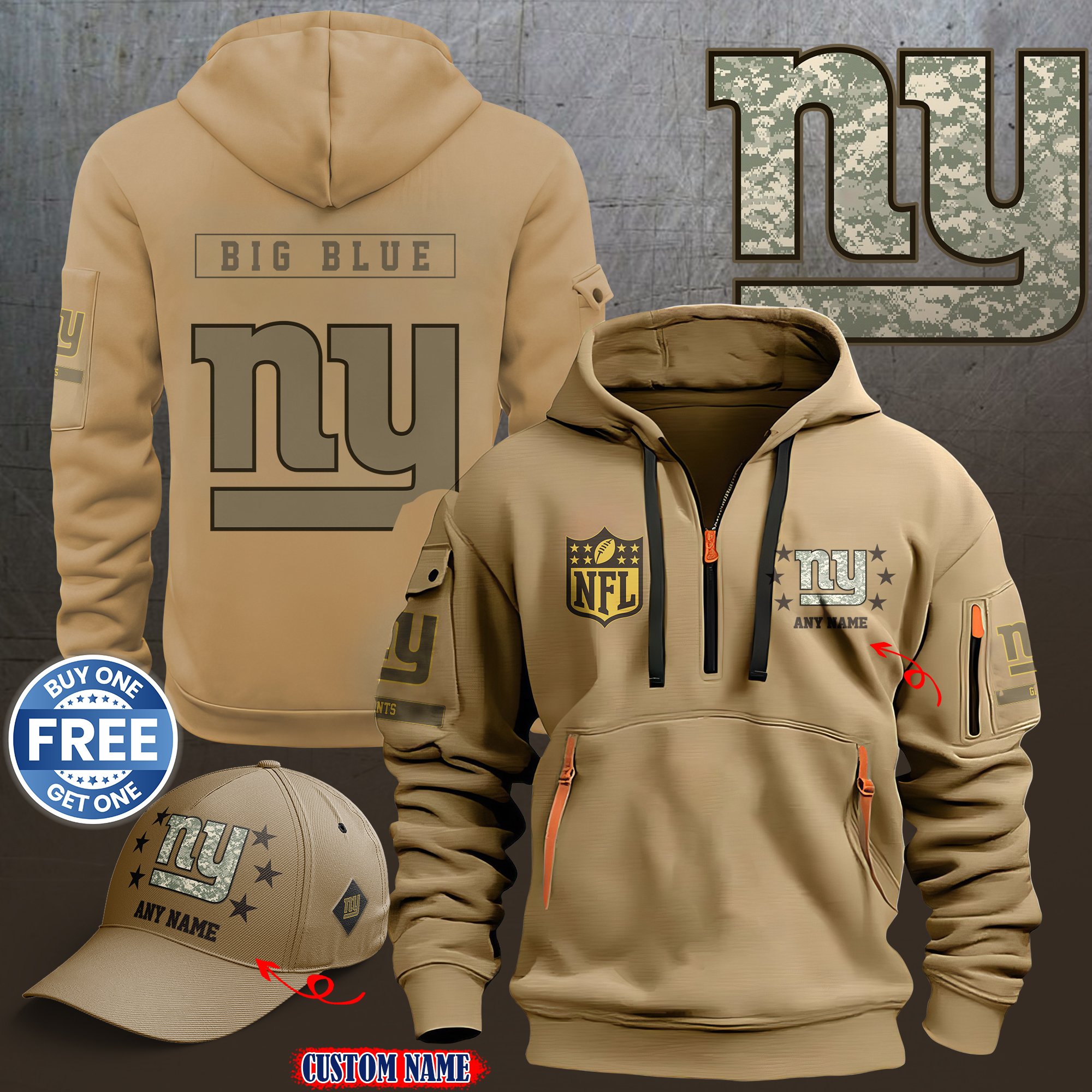 New York Giants 2024 Armed Forces Day  hoodie custom 58315