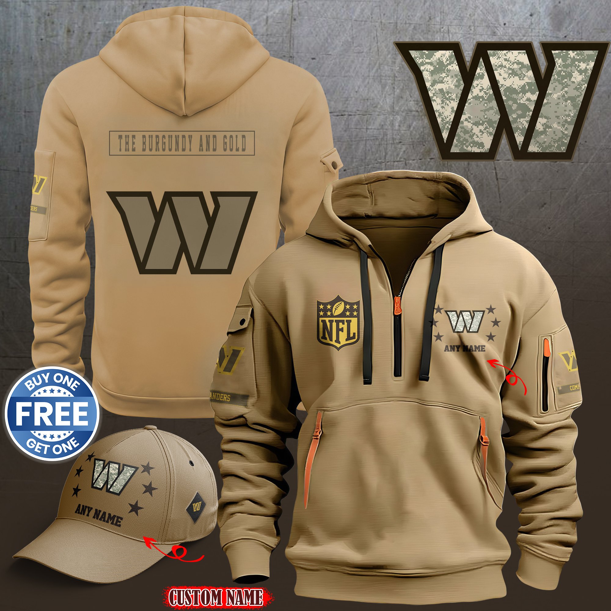 Washington Commanders 2024 Armed Forces Day  hoodie custom 58315