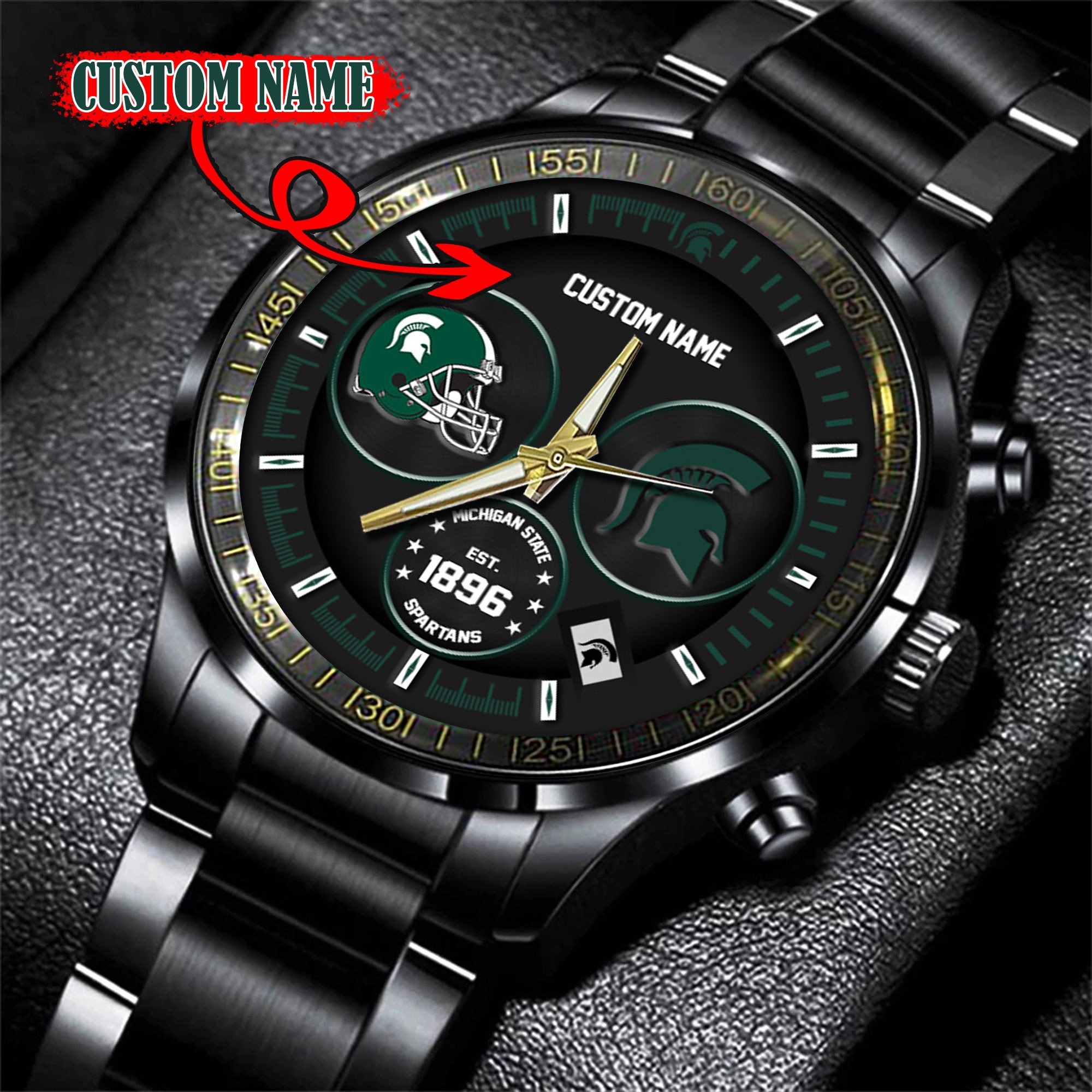 Michigan State Spartans Watch custom 58437