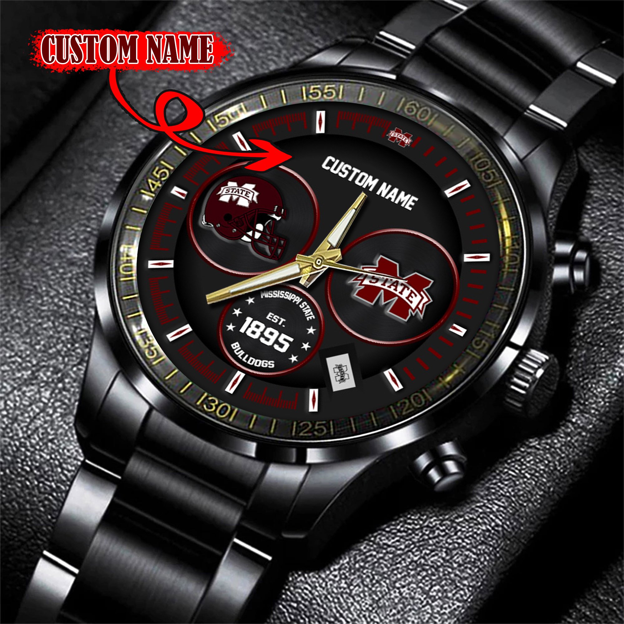 Mississippi State Bulldogs Watch custom 58437