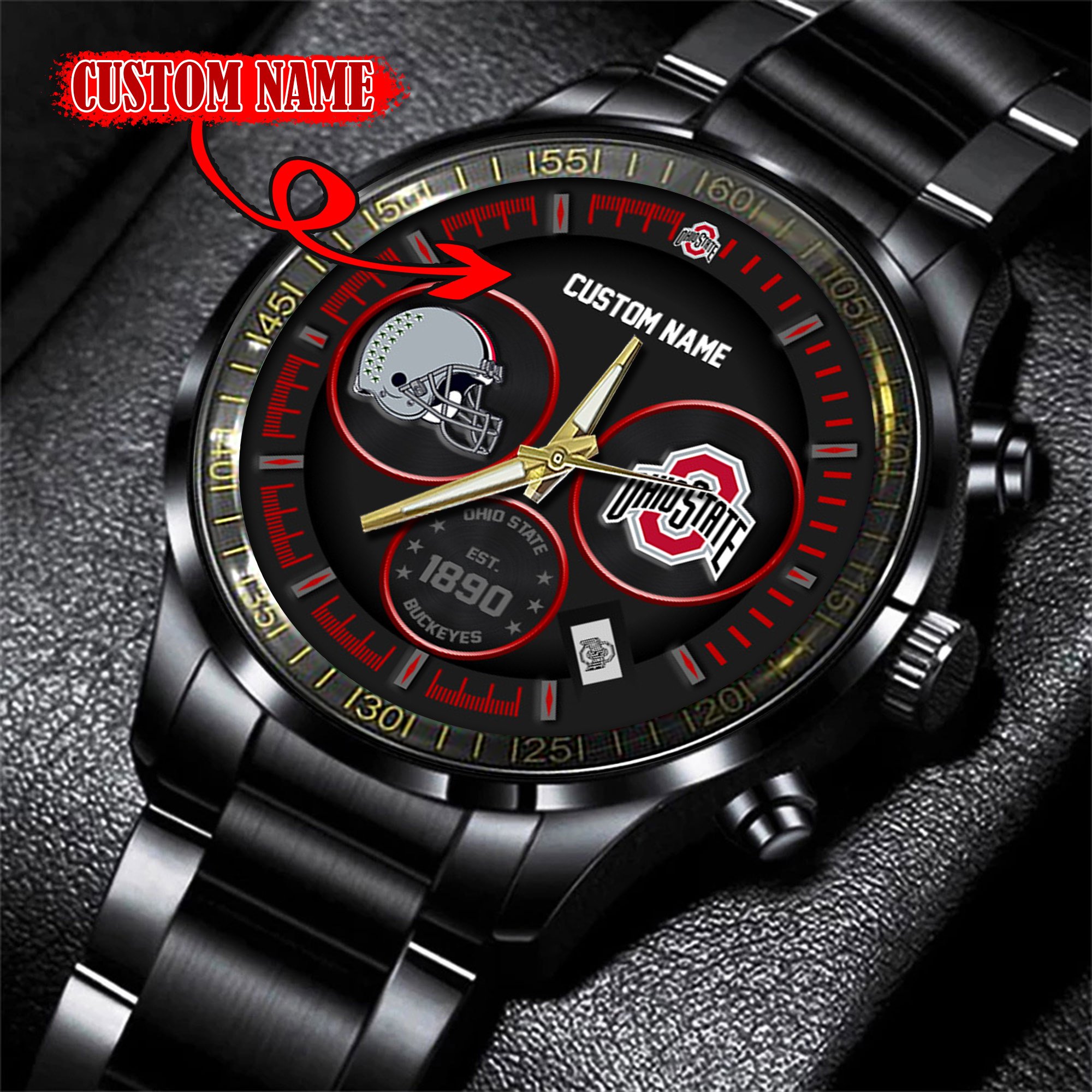 Ohio State Buckeyes Watch custom 58437