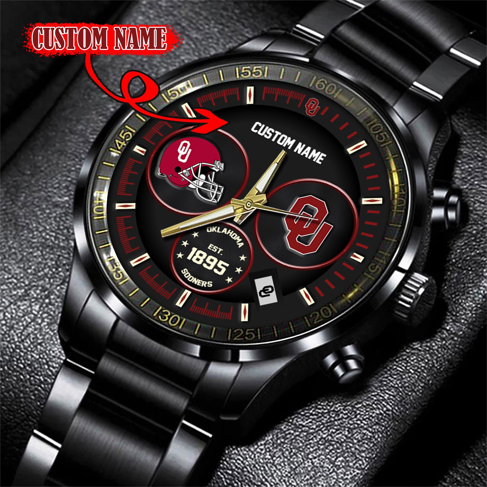 Oklahoma Sooners Watch custom 58437