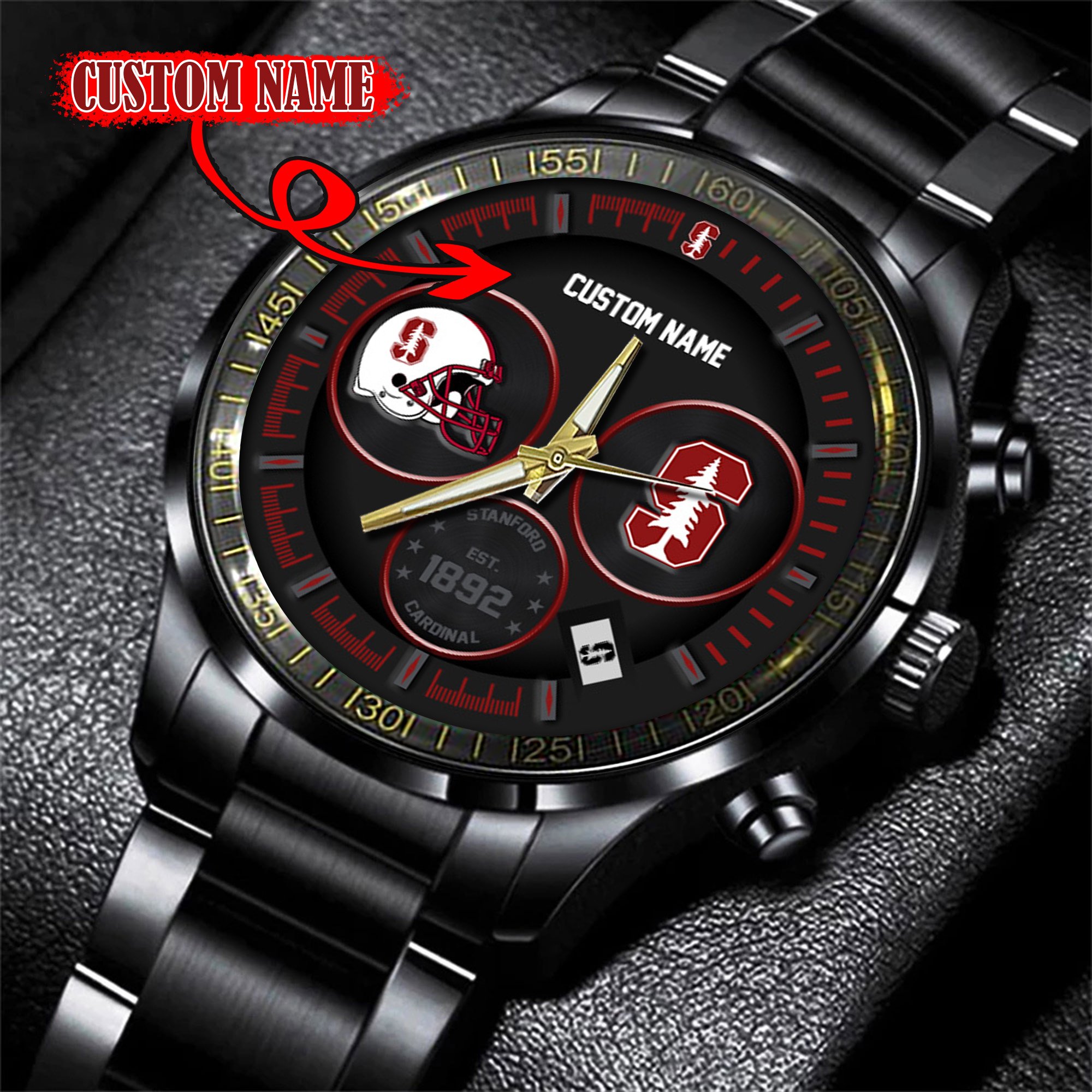 Stanford Cardinal Watch custom 58437