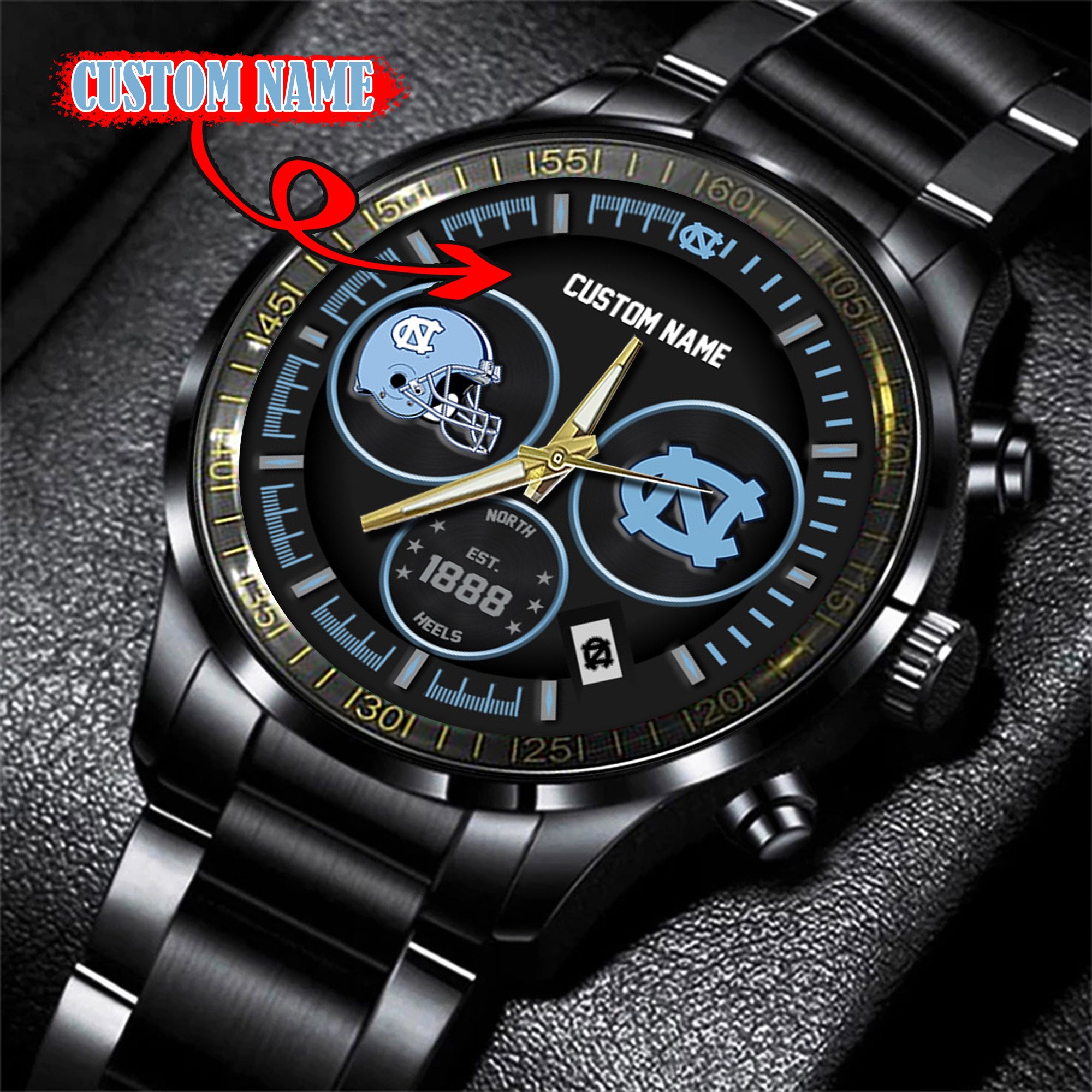 North Carolina Tar Heels Watch custom 58437