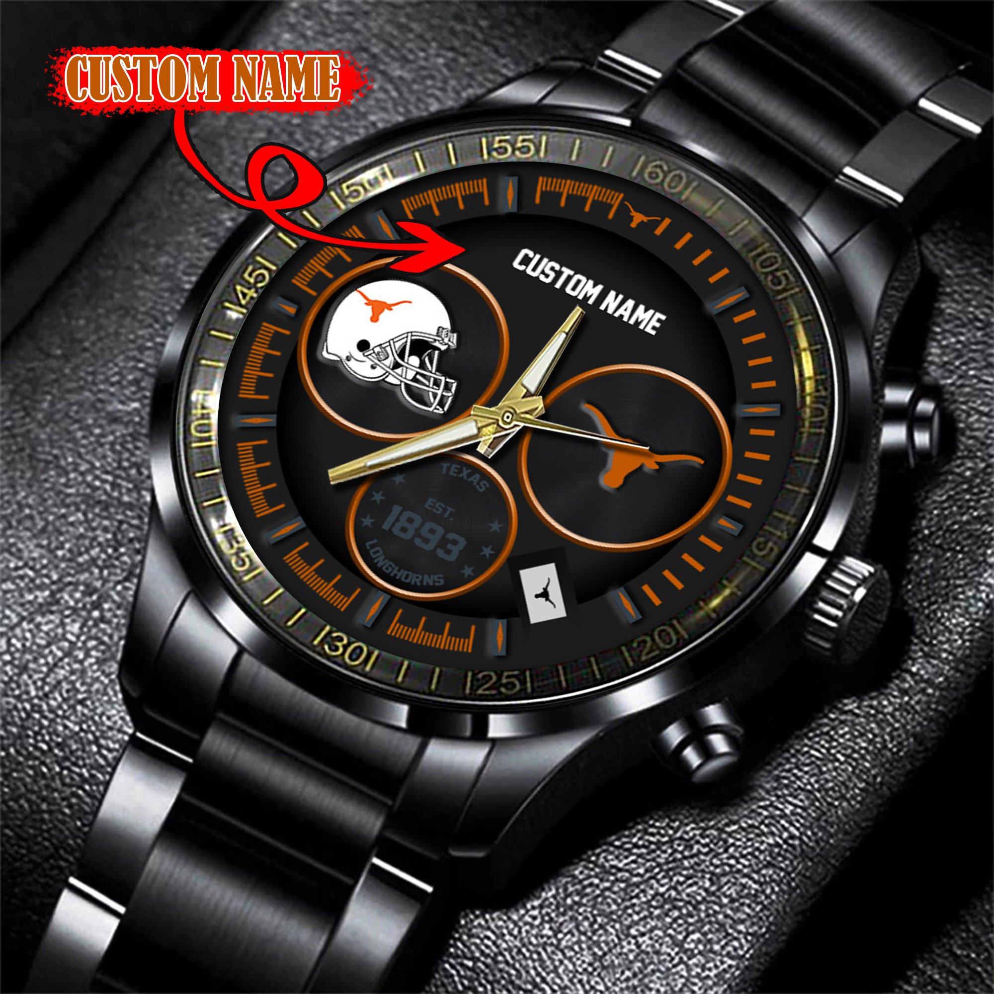 Texas Longhorns Watch custom 58437