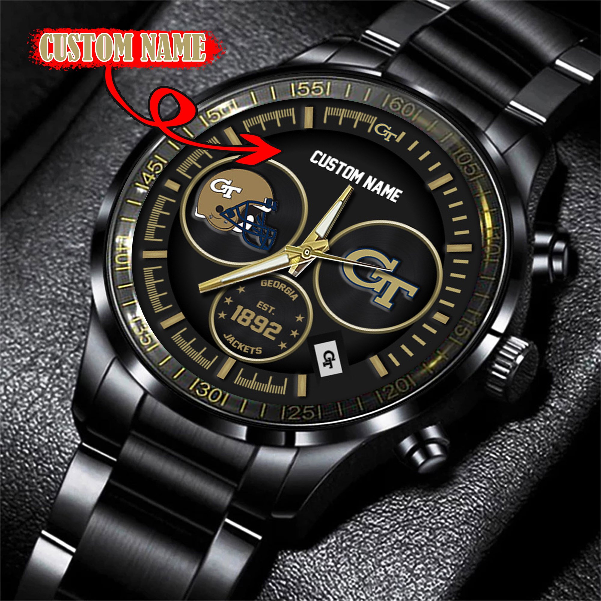 Georgia Tech Yellow Jackets Watch custom 58437