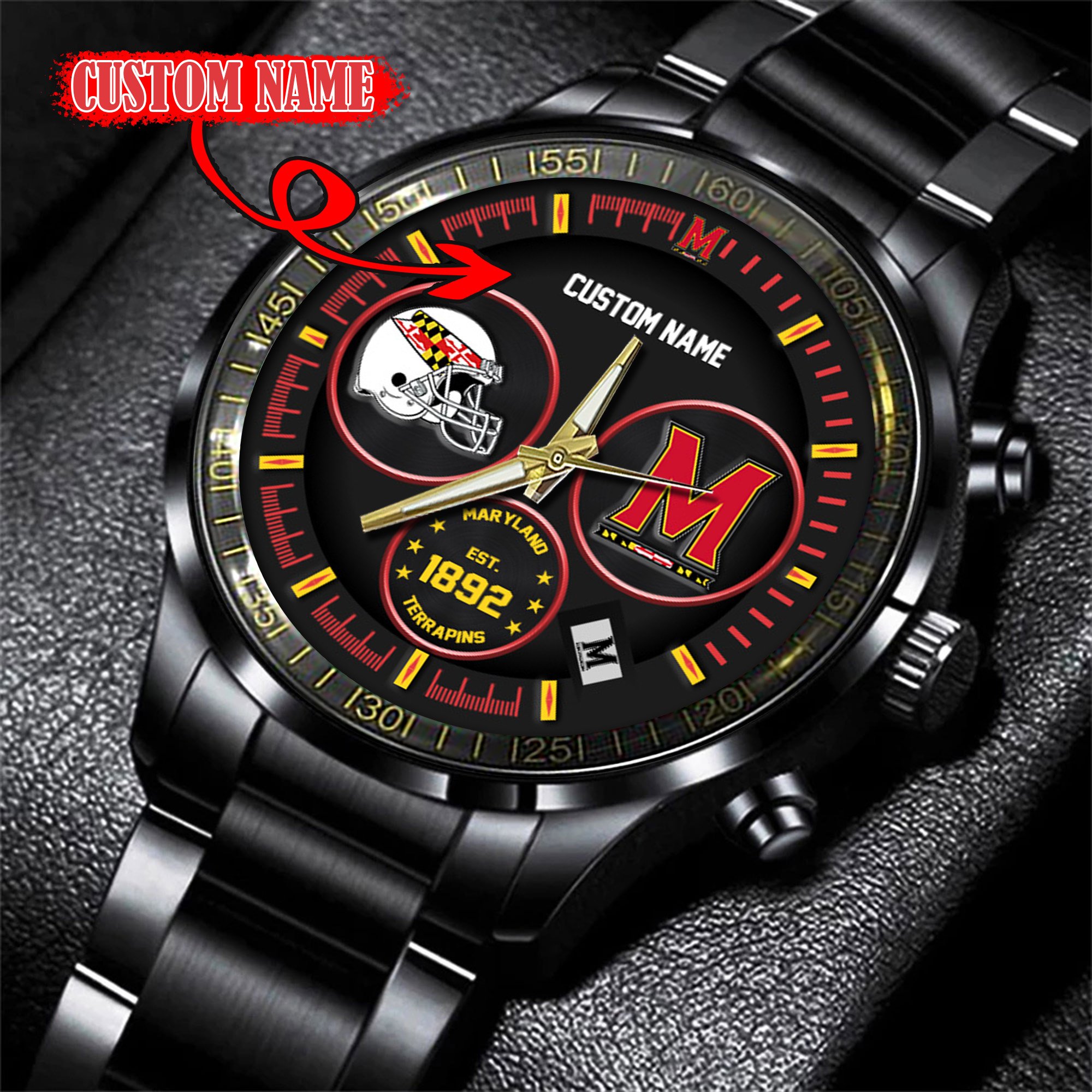 Maryland Terrapins Watch custom 58437