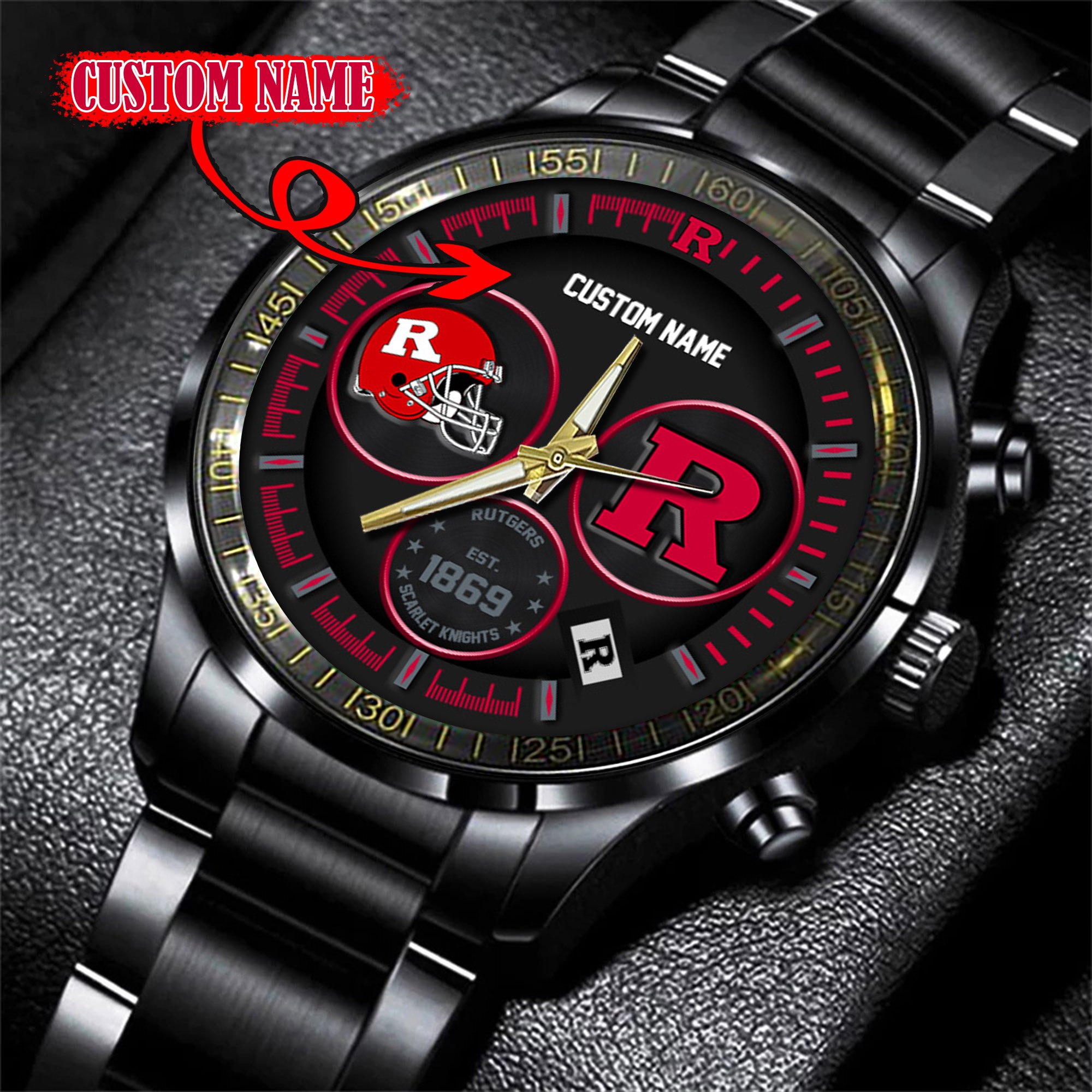 Rutgers Scarlet Knights Watch custom 58437