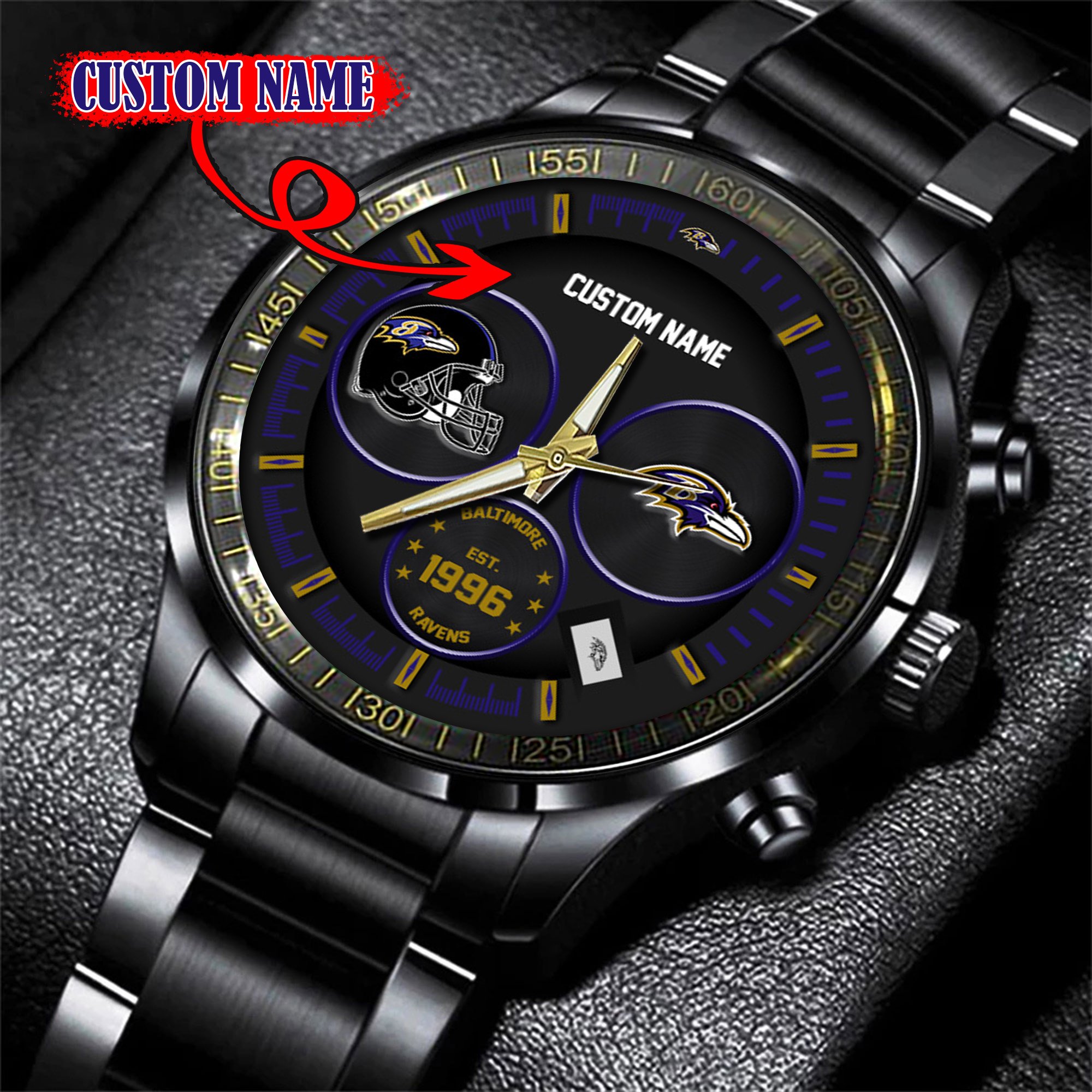 Baltimore Ravens Watch custom 58437