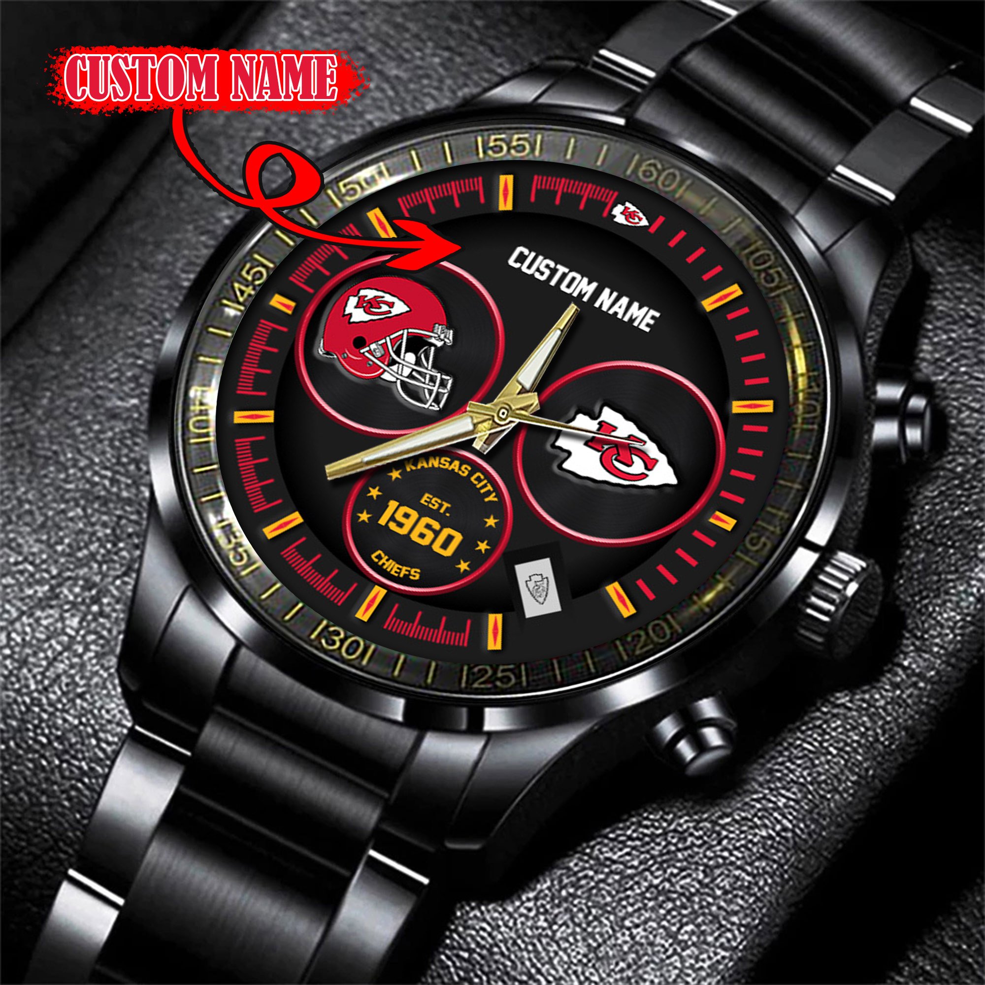Kansas City Chiefs Watch custom 58437