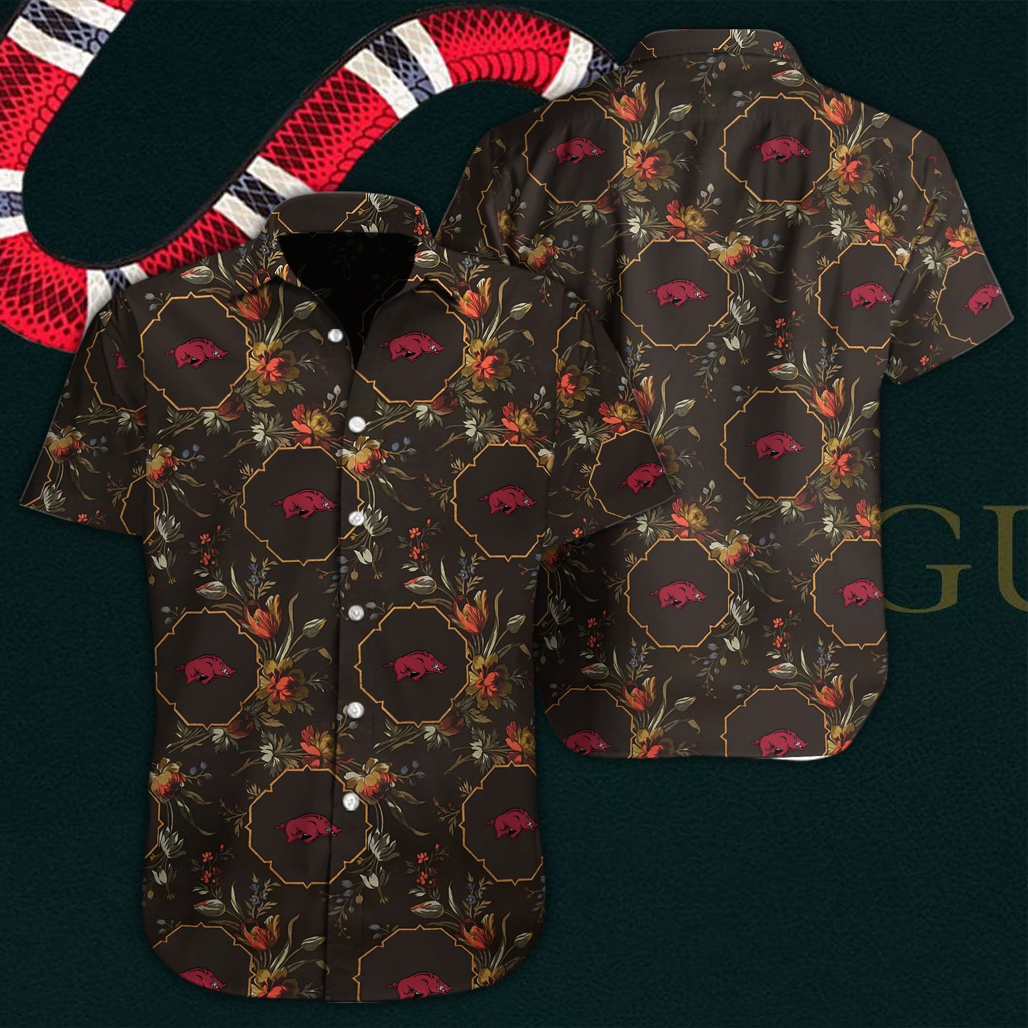 Arkansas Razorbacks Hawaiian Shirt 58810