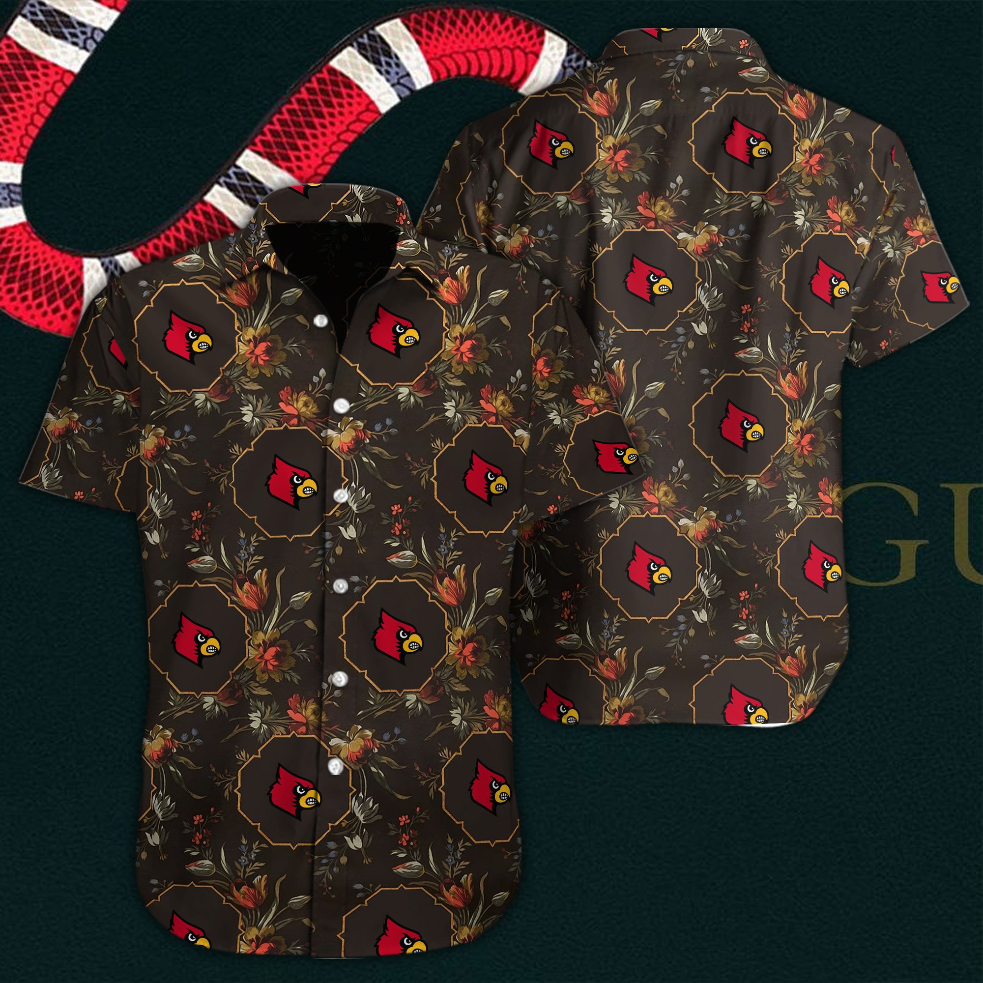 Louisville Cardinals Hawaiian Shirt 58810