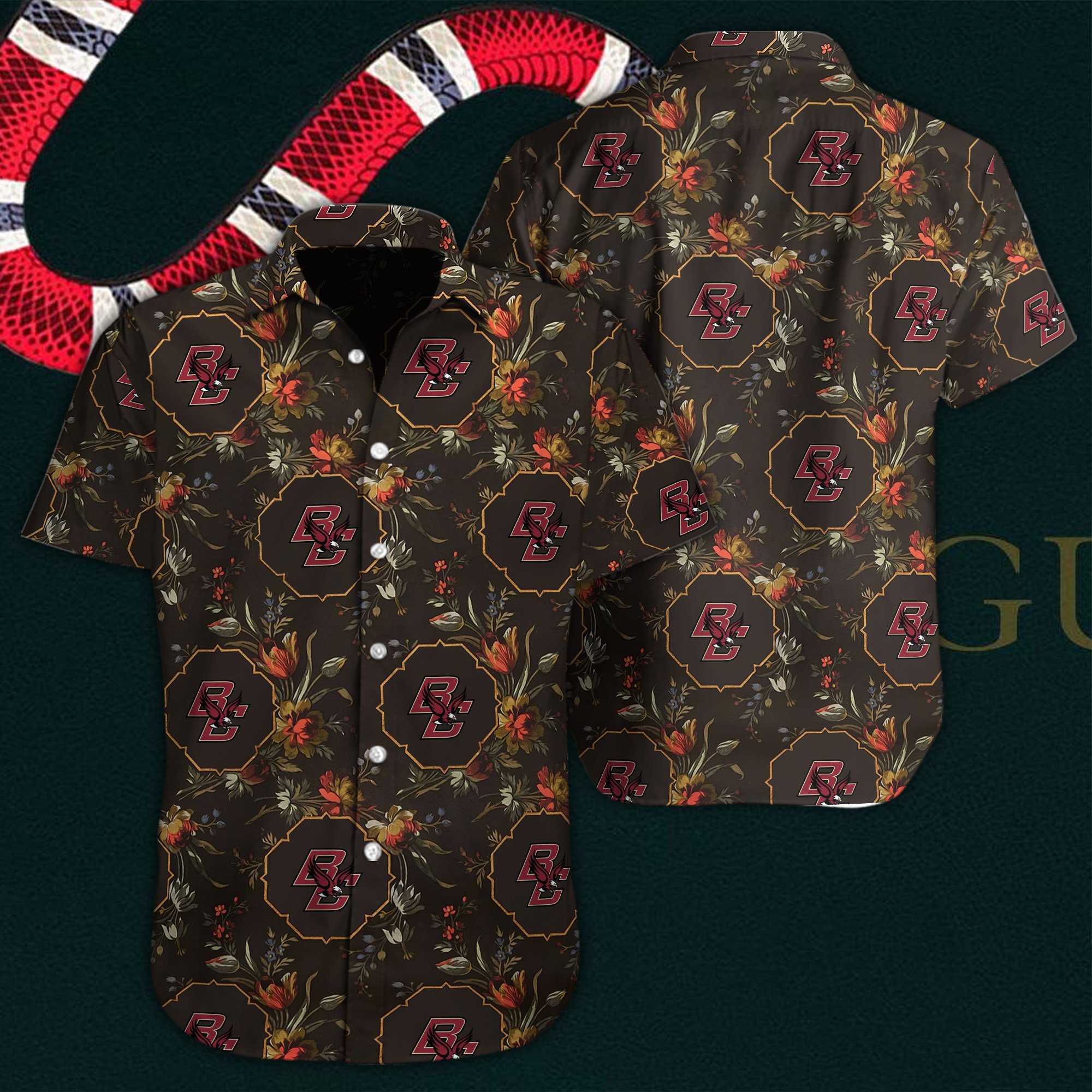 Boston College Eagles Hawaiian Shirt 58810