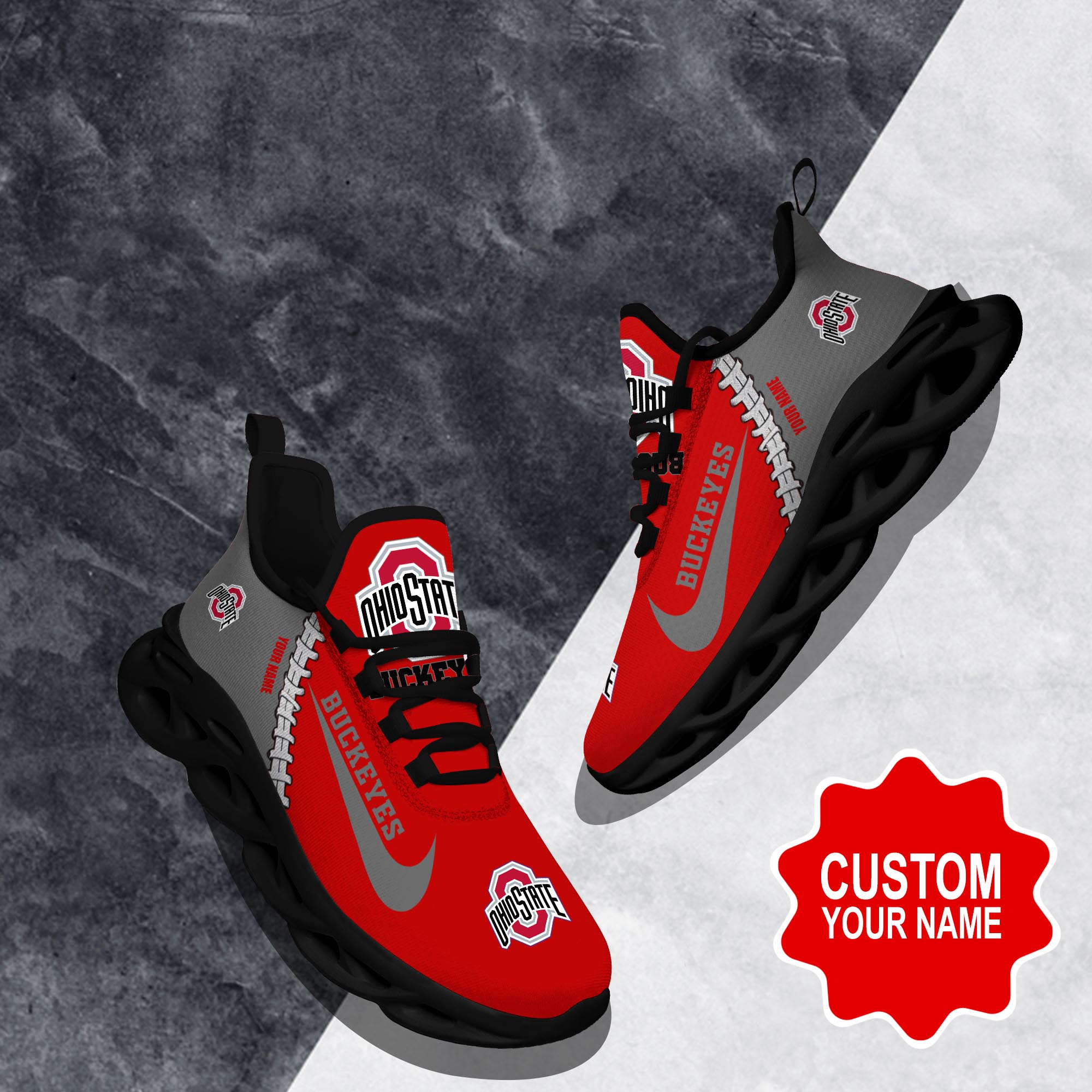 Ohio State Buckeyes Clunky shoes Custom 58828