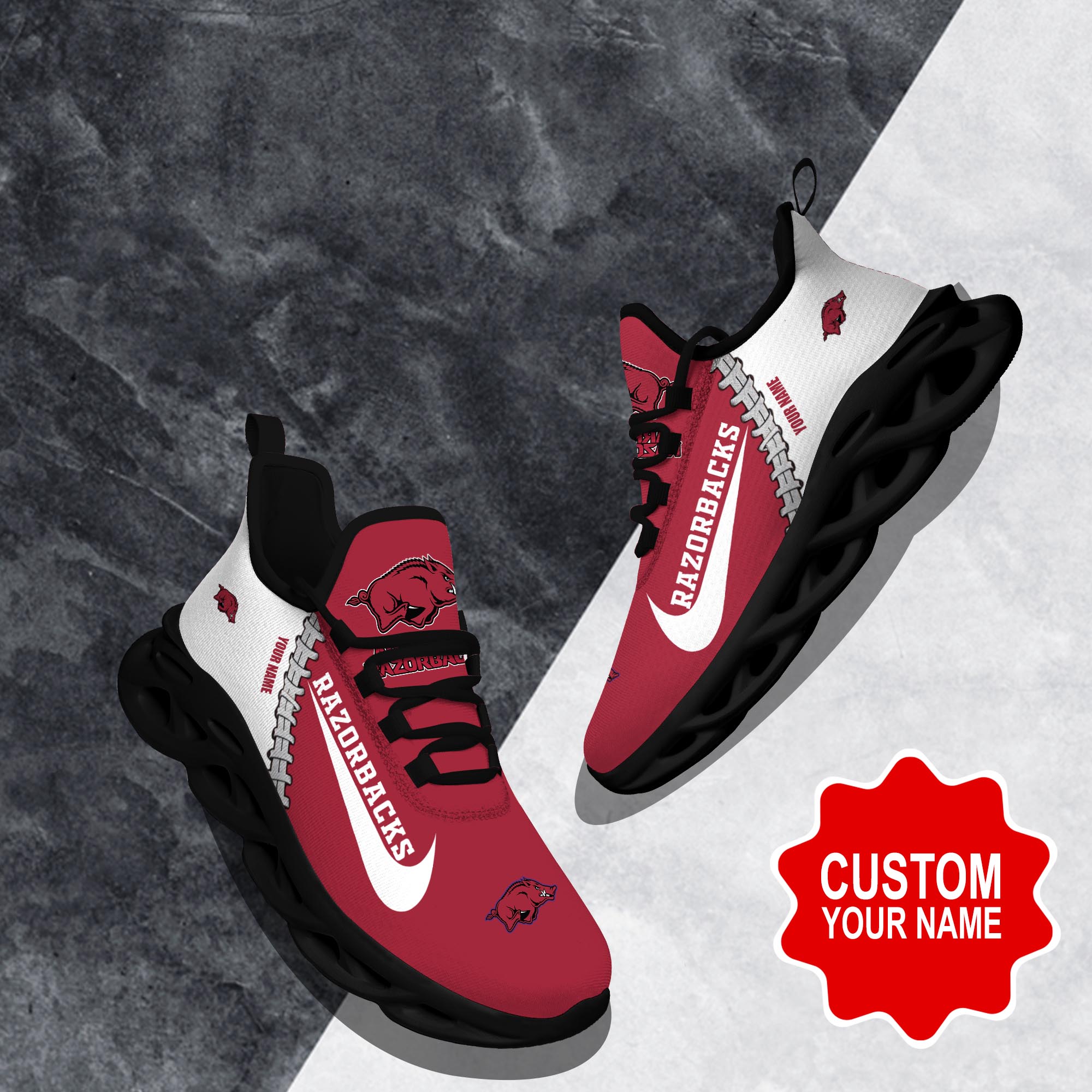 Arkansas Razorbacks Clunky shoes Custom 58828