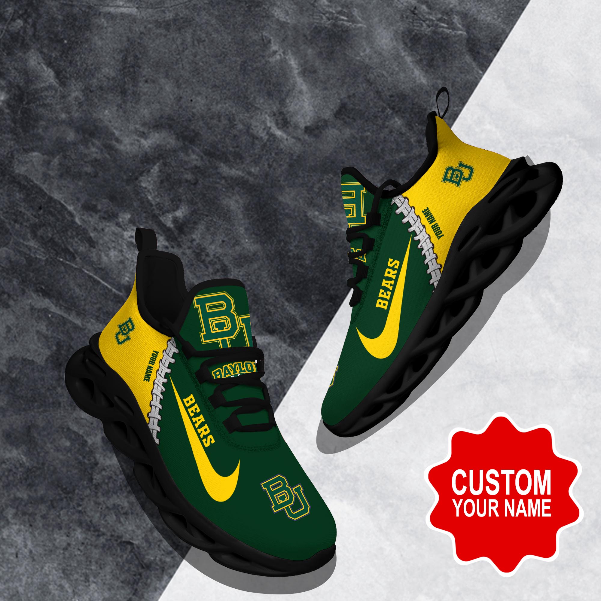 Baylor Bears Clunky shoes Custom 58828