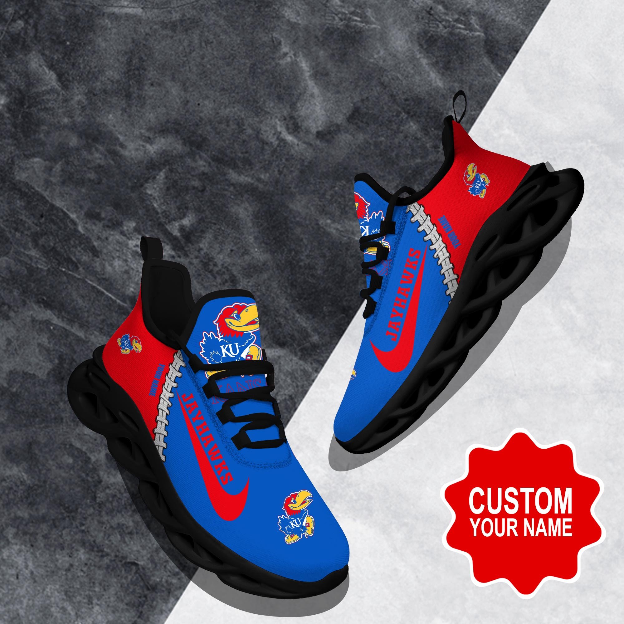 Kansas Jayhawks Clunky shoes Custom 58828
