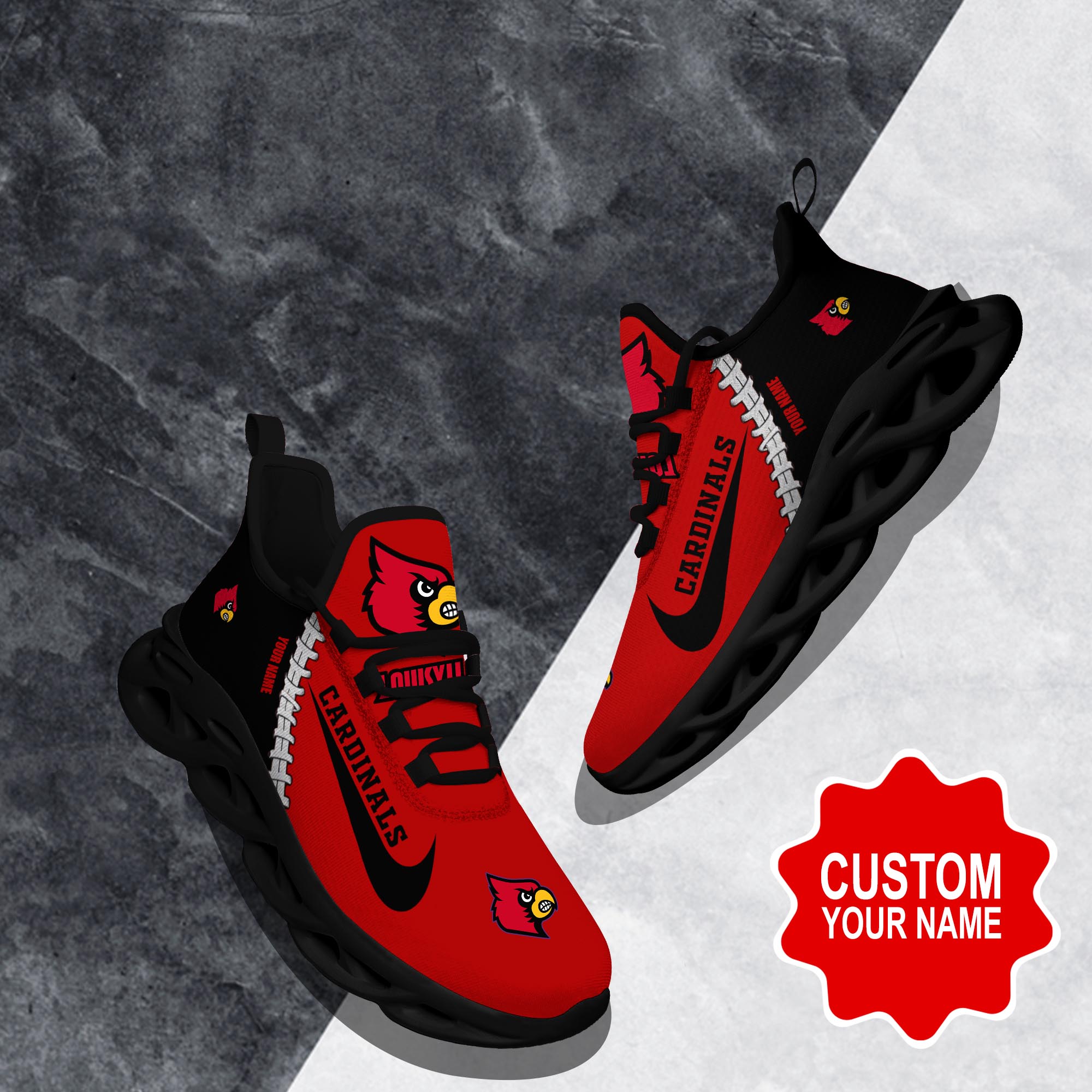 Louisville Cardinals Clunky shoes Custom 58828