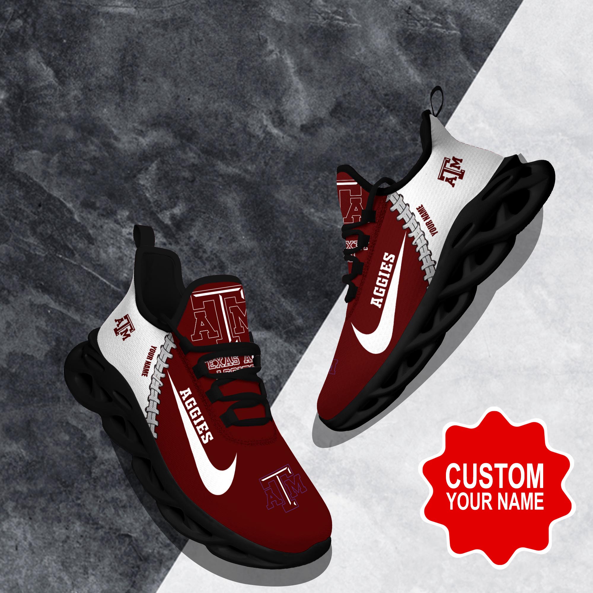 Texas A&M Aggies Clunky shoes Custom 58828