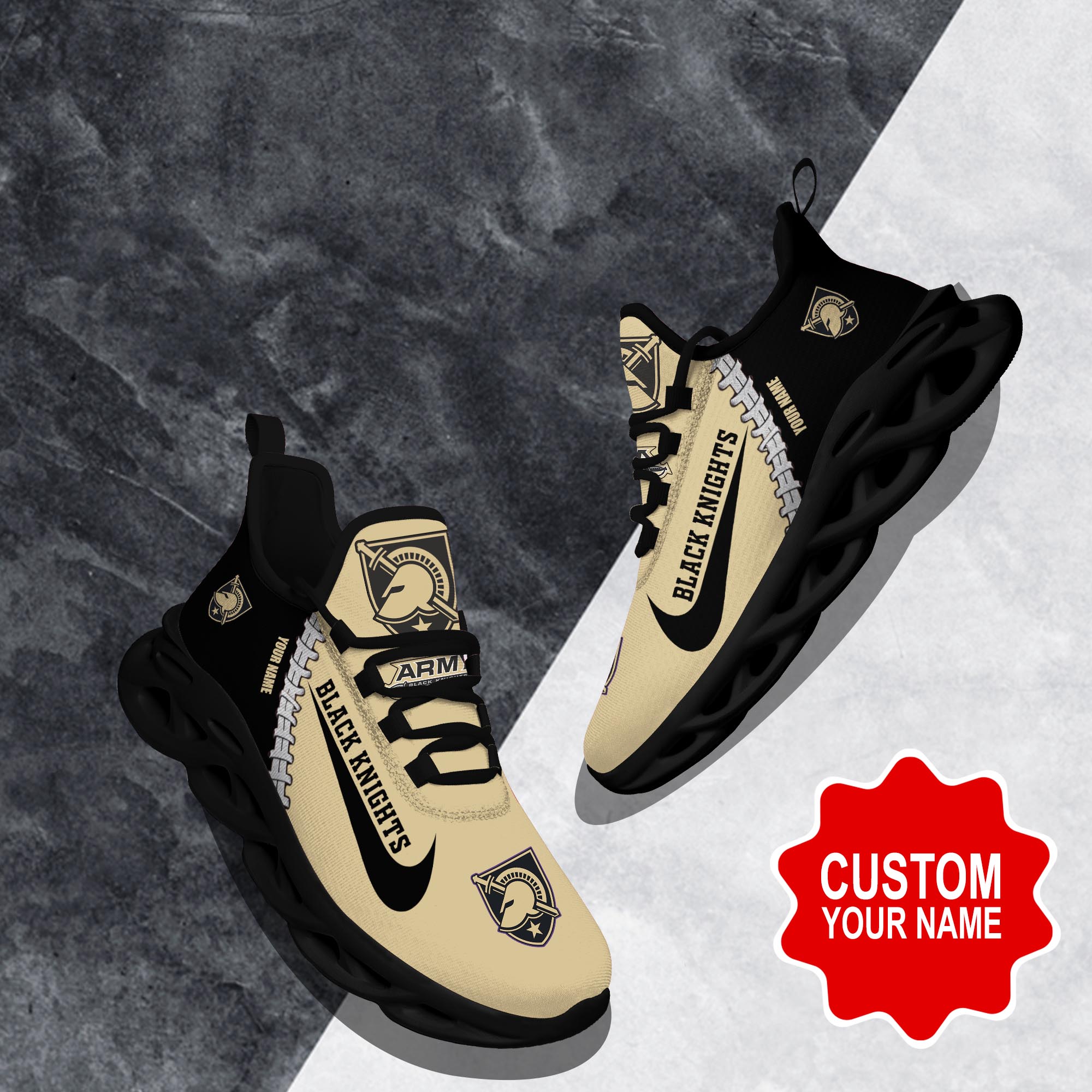 Army Black Knights Clunky shoes Custom 58828