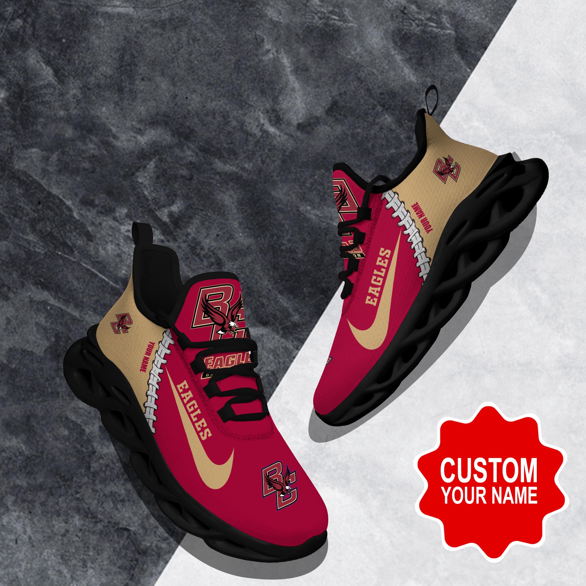 Boston College Eagles Clunky shoes Custom 58828
