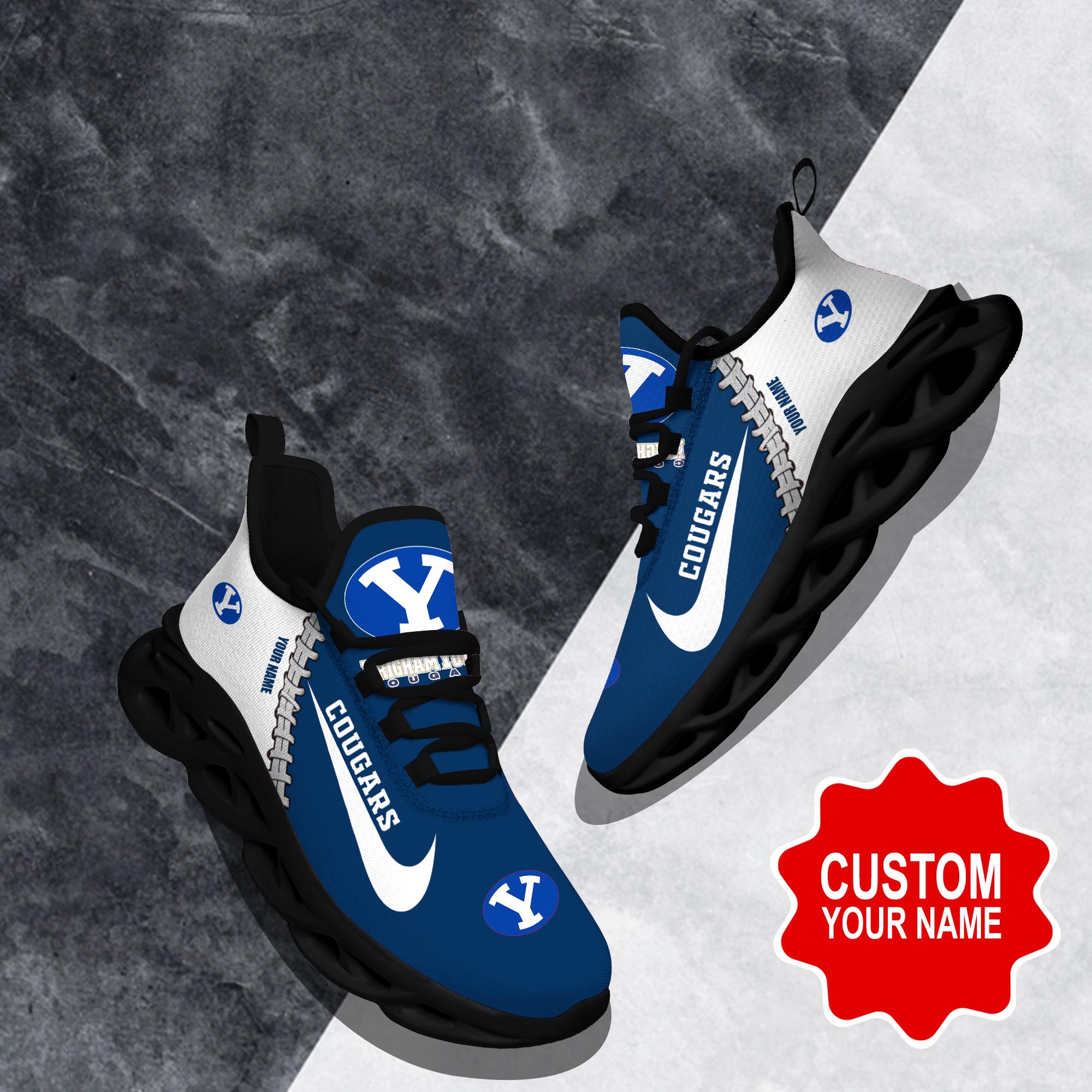 BYU Cougars Clunky shoes Custom 58828