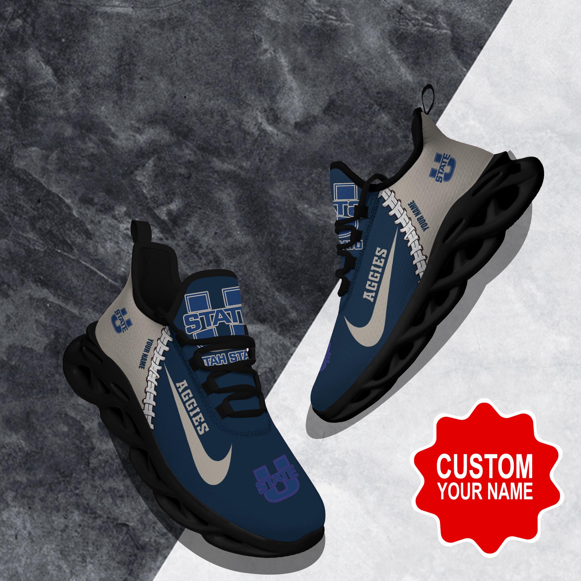 Utah State Aggies Clunky shoes Custom 58828