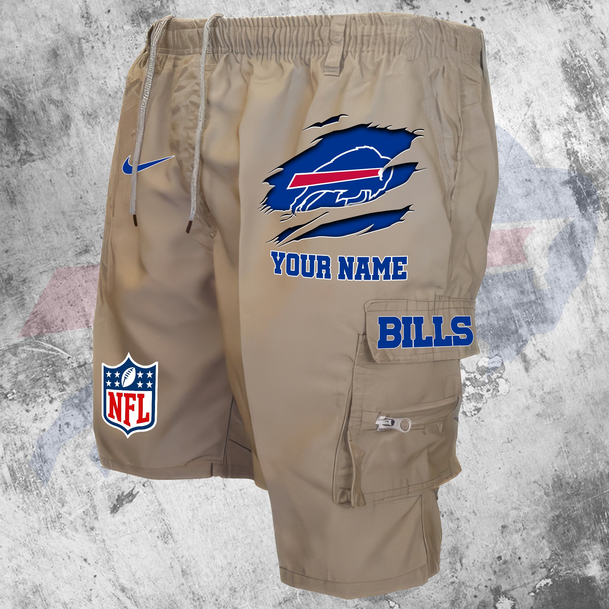 Buffalo Bills Man Shorts Custom Your Name, Sport Man Shorts, Gifts For Football Lovers EHIVM-59293