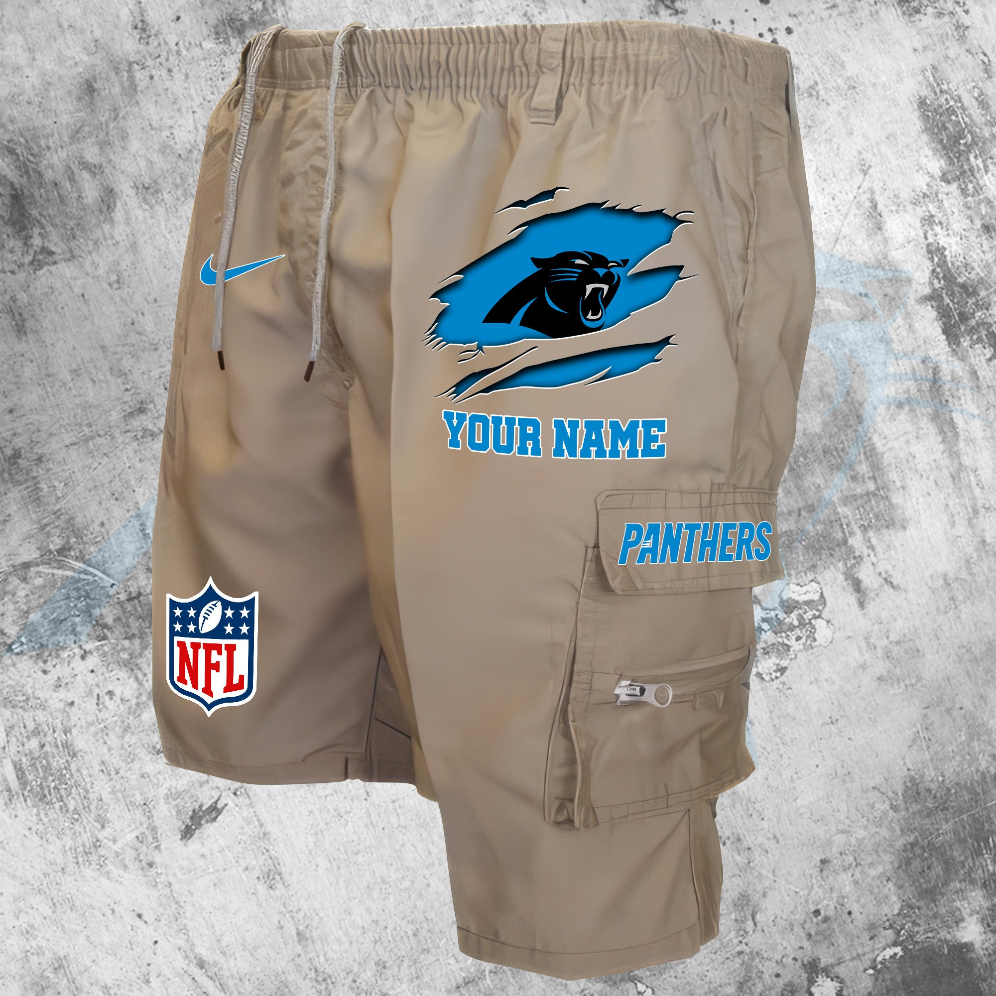 Carolina Panthers Man Shorts Custom Your Name, Sport Man Shorts, Gifts For Football Lovers EHIVM-59293