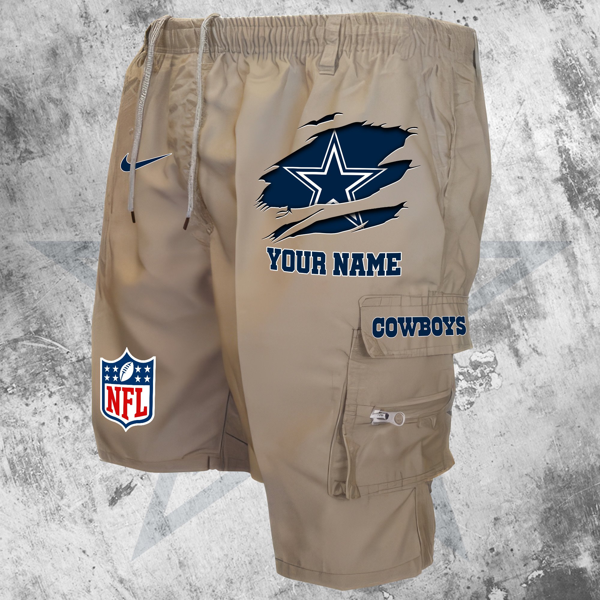 Dallas Cowboys Man Shorts Custom Your Name, Sport Man Shorts, Gifts For Football Lovers EHIVM-59293