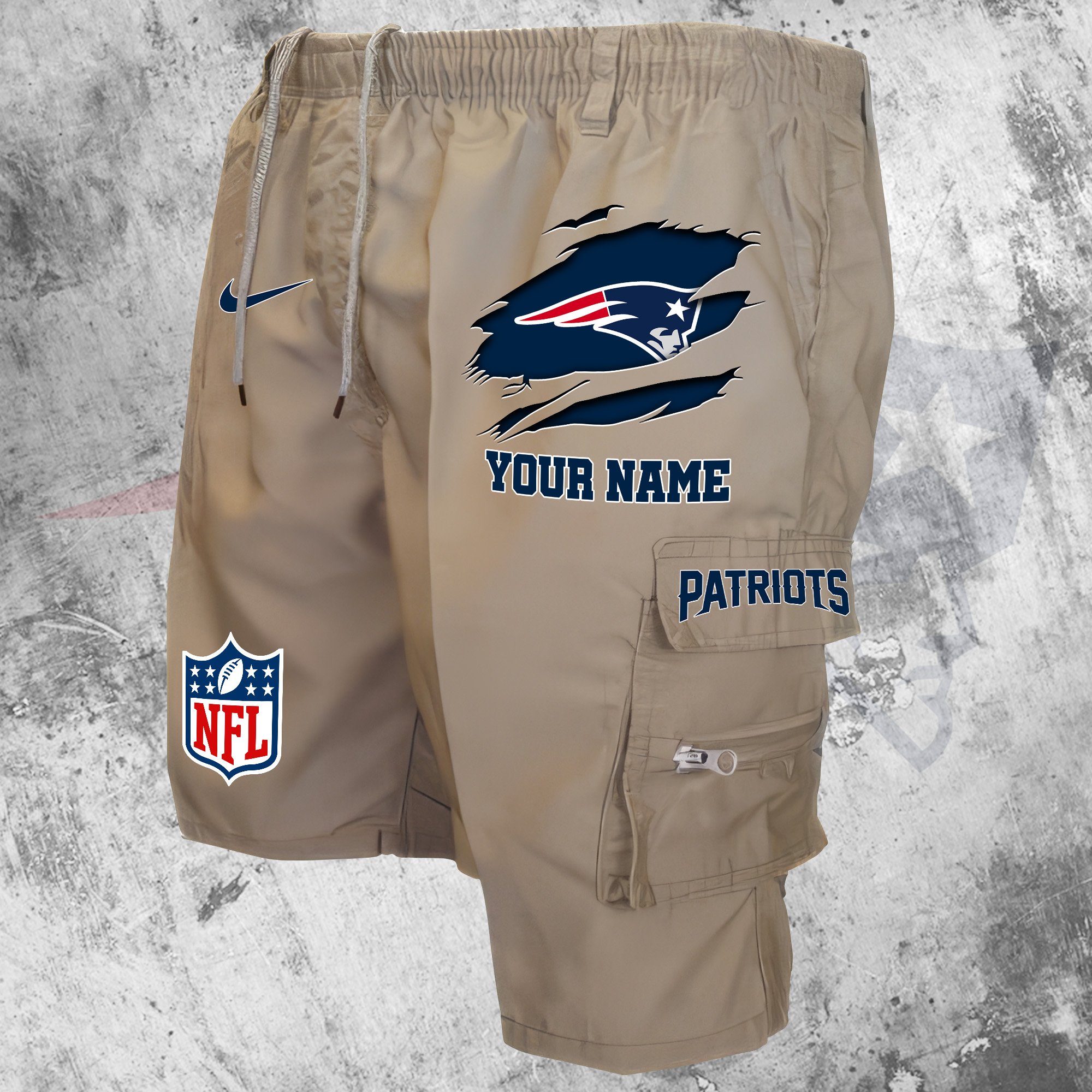 New England Patriots Man Shorts Custom Your Name, Sport Man Shorts, Gifts For Football Lovers EHIVM-59293