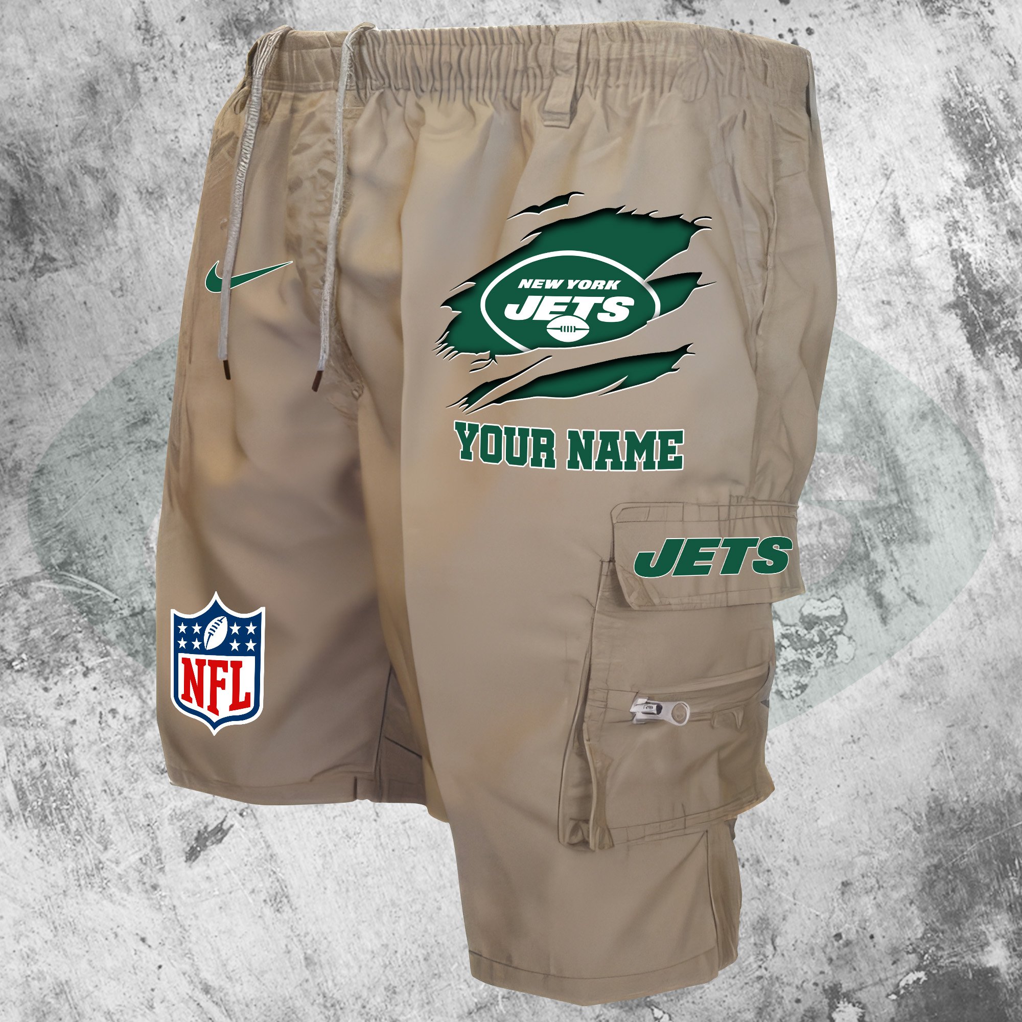 New York Jets Man Shorts Custom Your Name, Sport Man Shorts, Gifts For Football Lovers EHIVM-59293