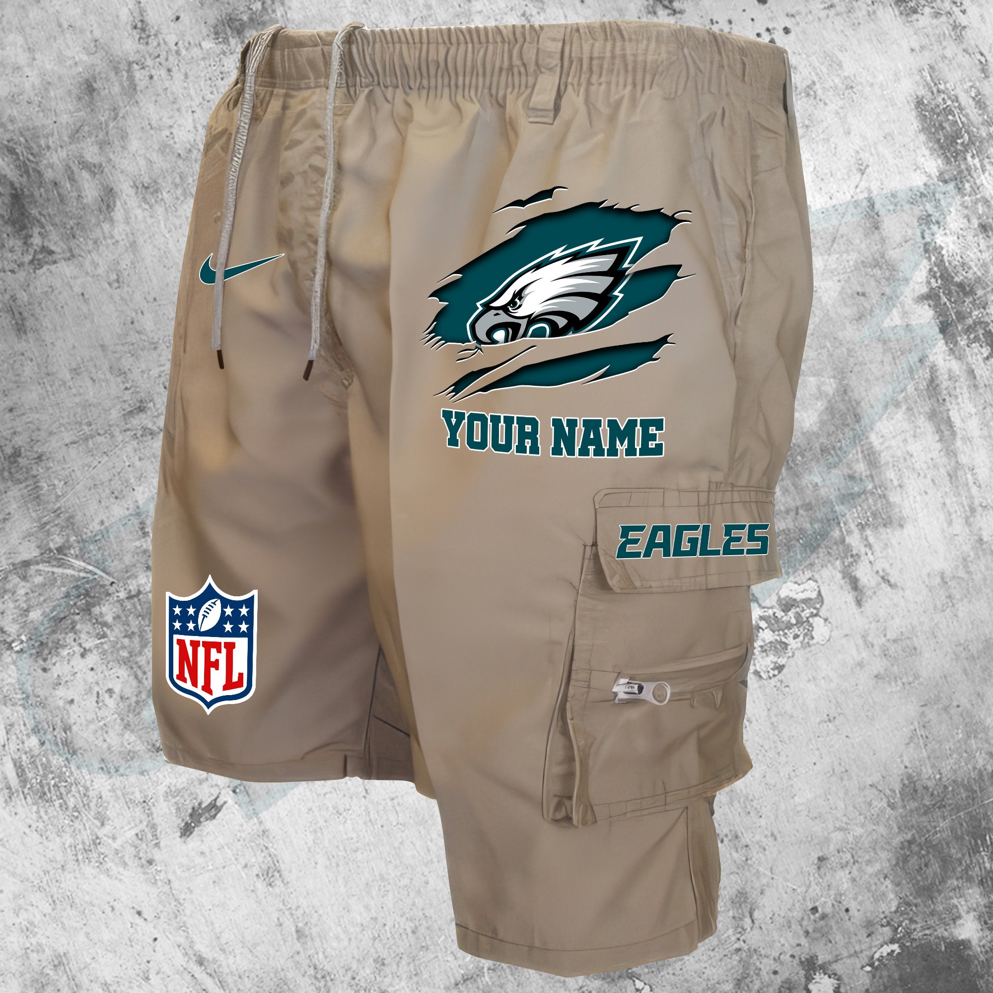 Philadelphia Eagles Man Shorts Custom Your Name, Sport Man Shorts, Gifts For Football Lovers EHIVM-59293