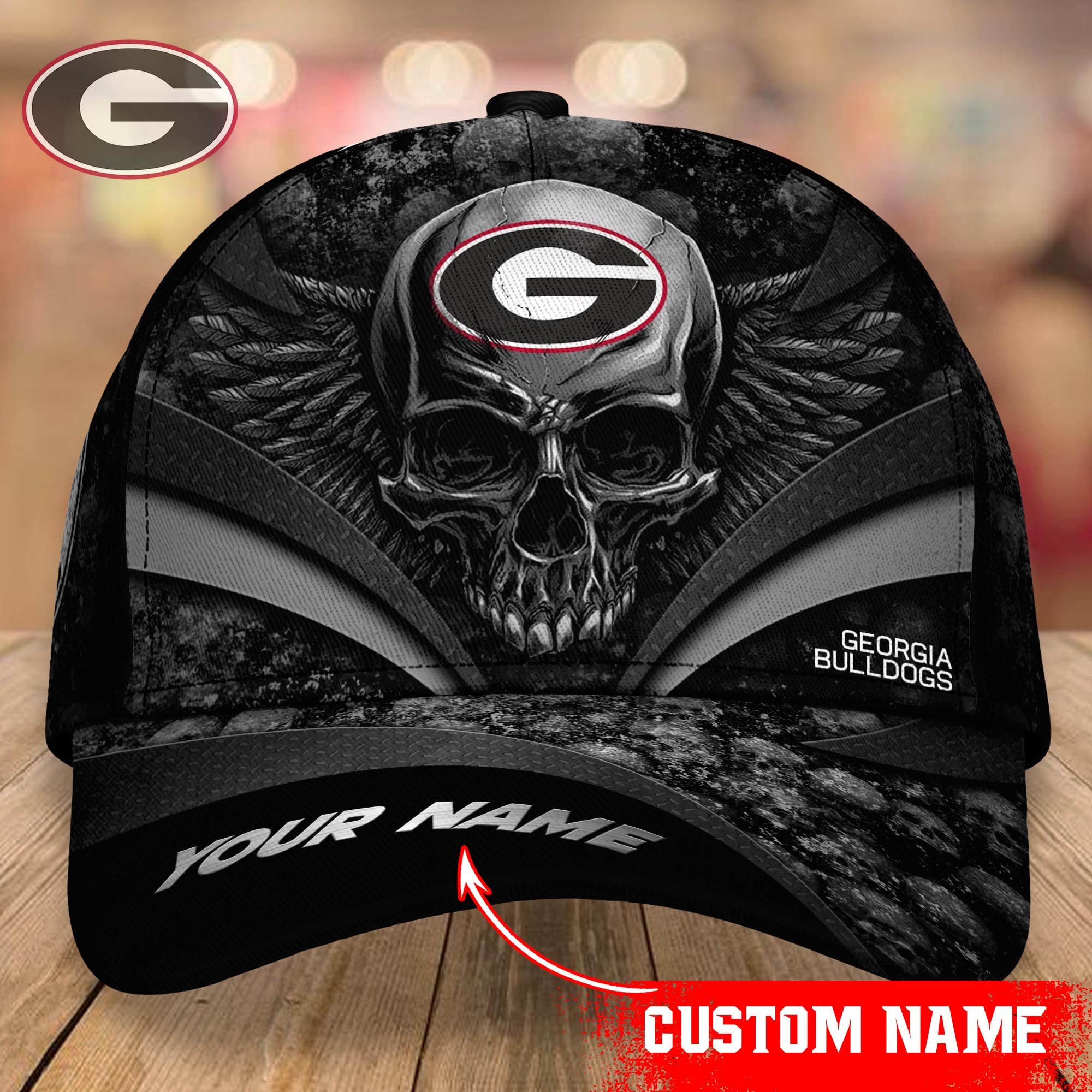 Georgia Bulldogs CAP Custom T-34383
