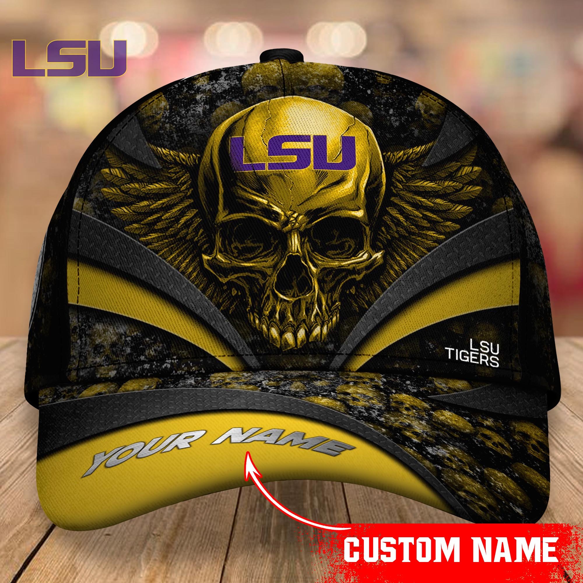 LSU TIGERS CAP Custom T-34383