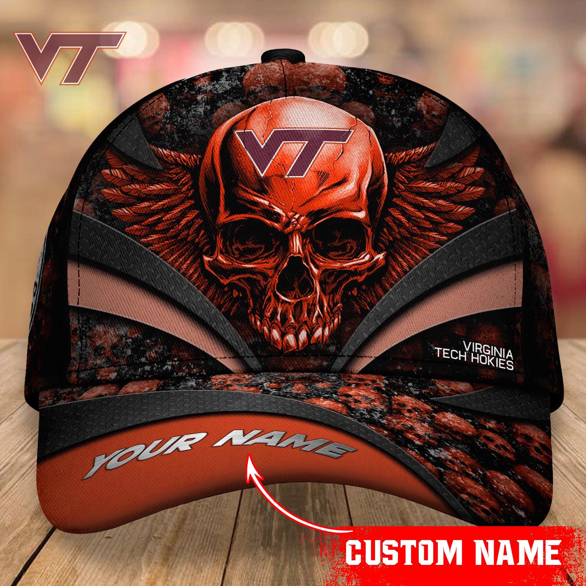 Virginia Tech Hokies CAP Custom T-34383