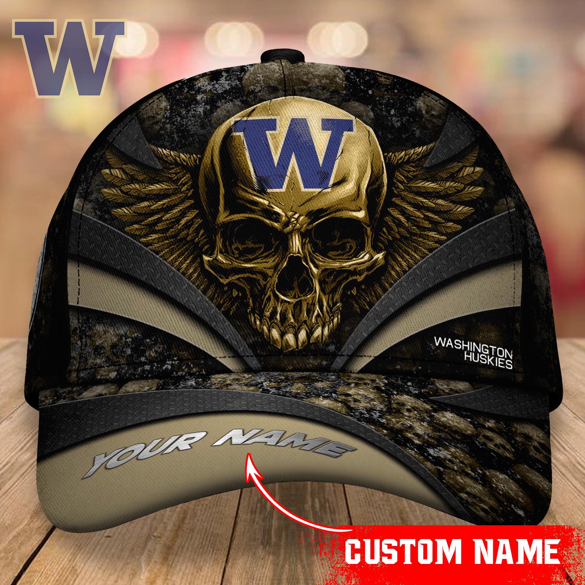 Washington Huskies CAP Custom T-34383