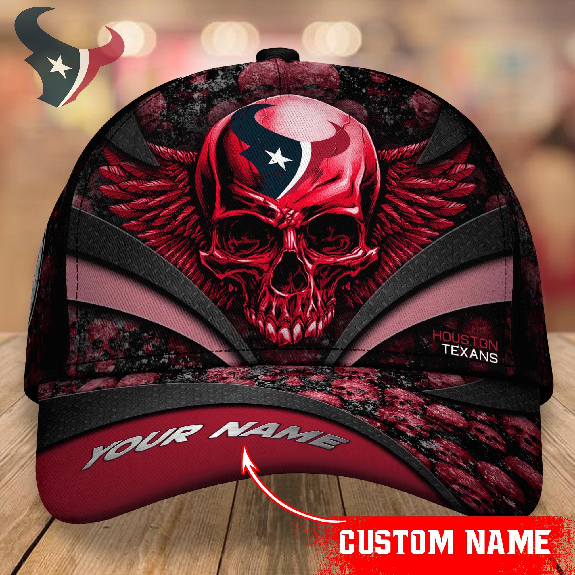Houston Texans CAP Custom T-34383