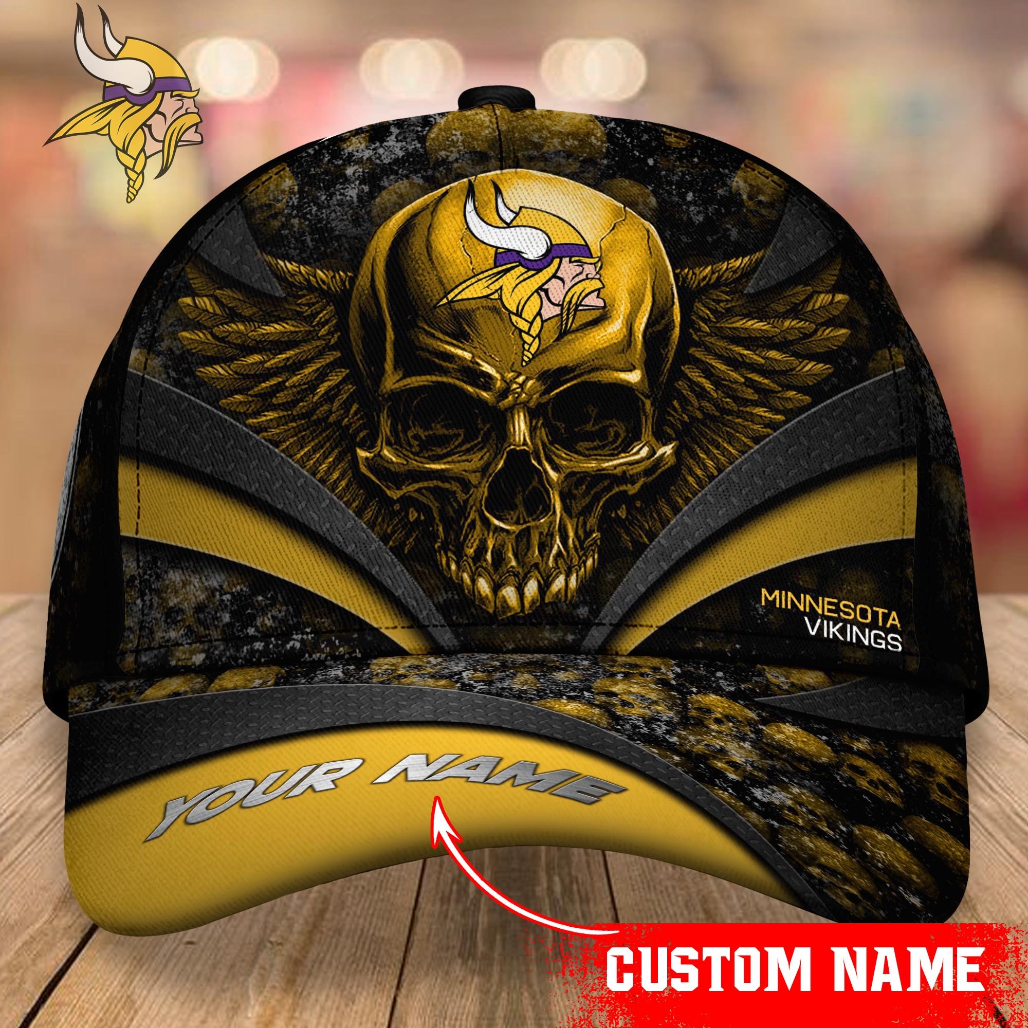 Minnesota Vikings CAP Custom T-34383