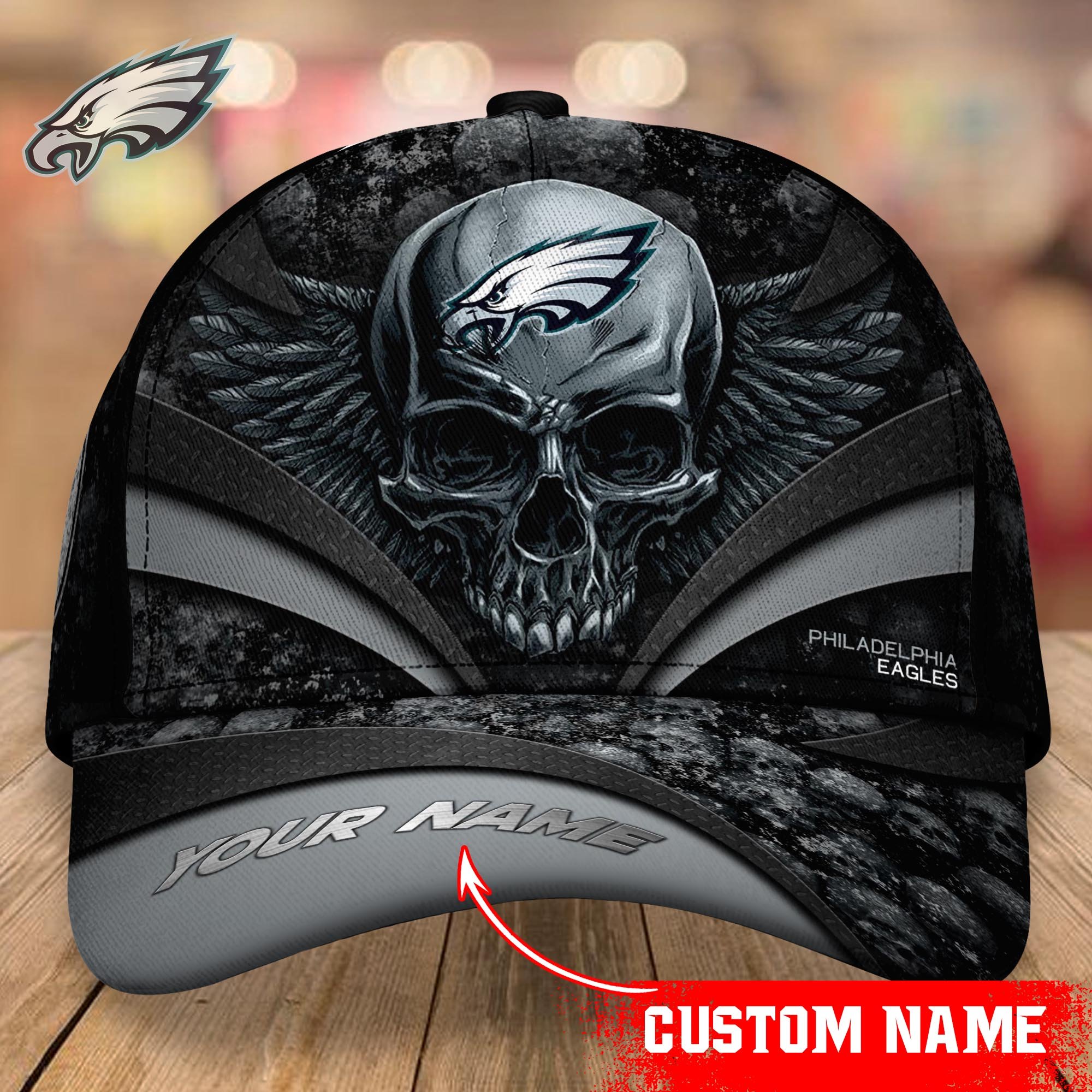 Philadelphia Eagles CAP Custom T-34383