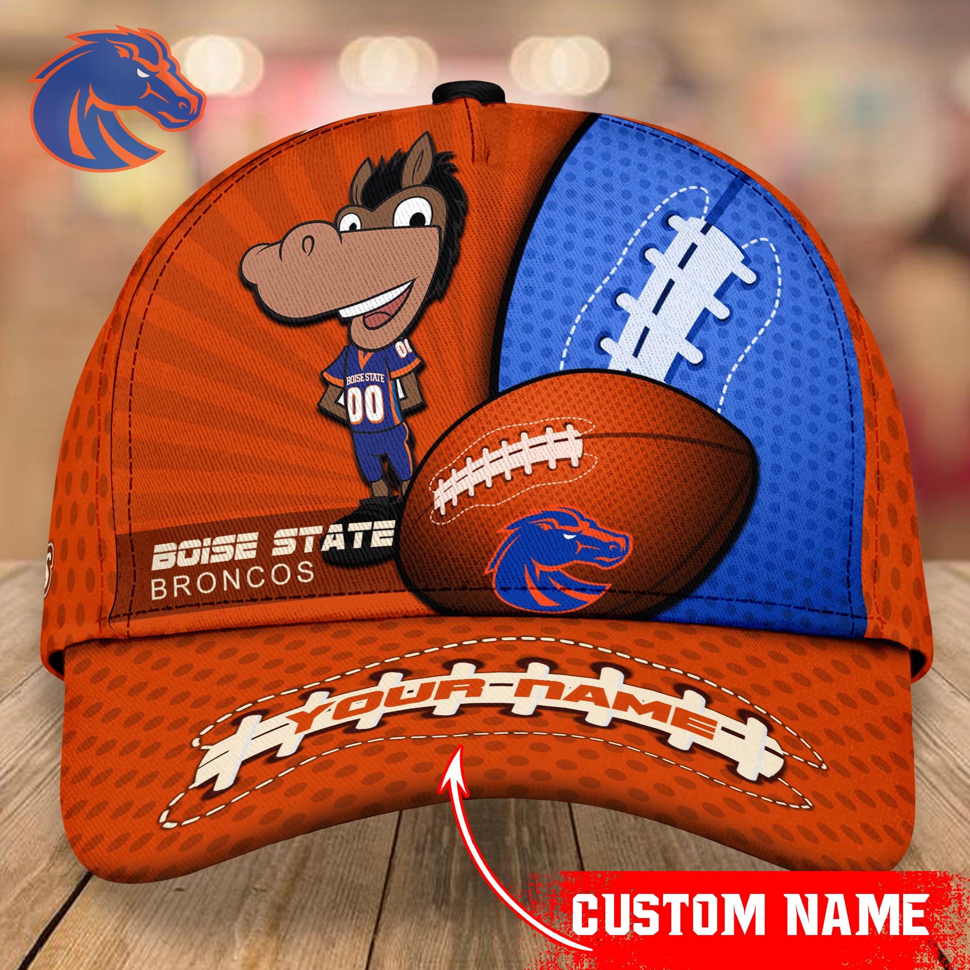 Boise State Broncos Cap Custom T-38852-38295