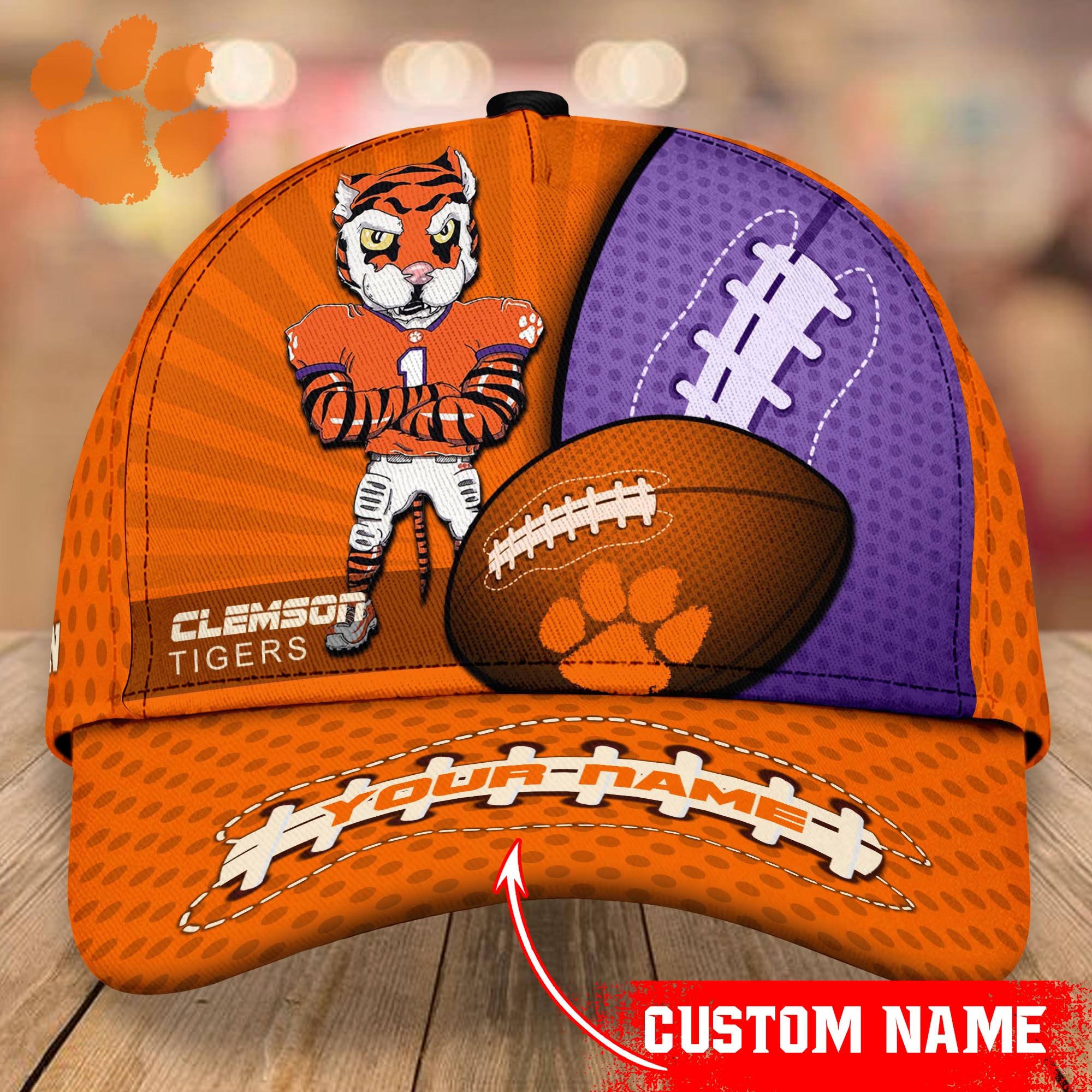 Clemson Tigers Cap Custom T-38852-38295