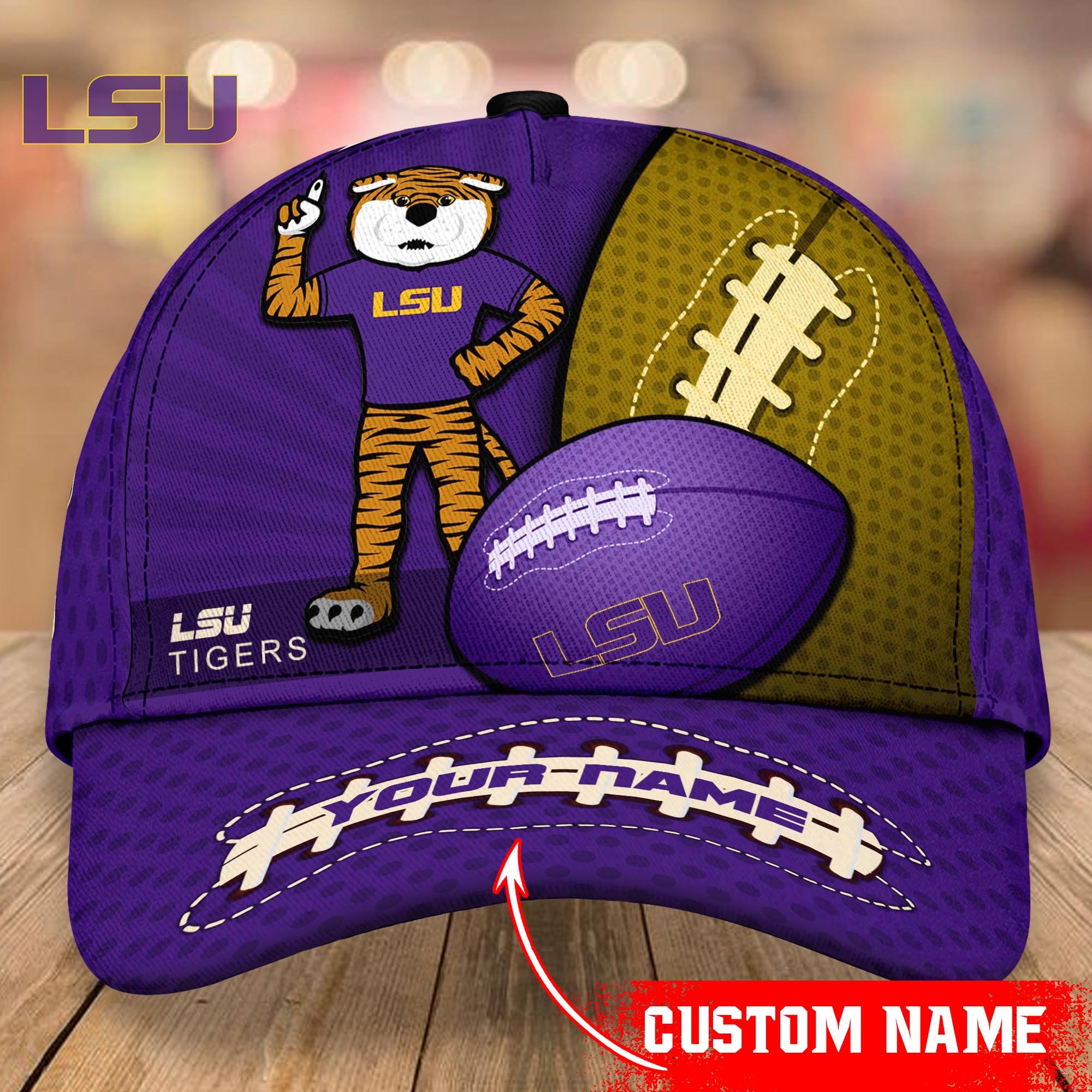 LSU TIGERS Cap Custom T-38852-38295
