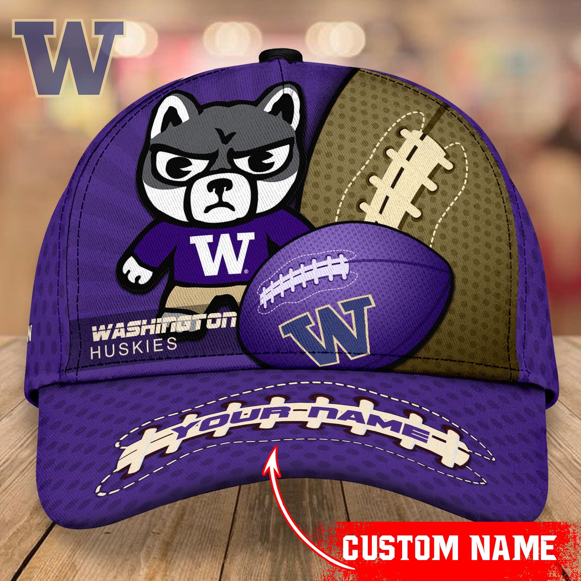 Washington Huskies Cap Custom T-38852-38295