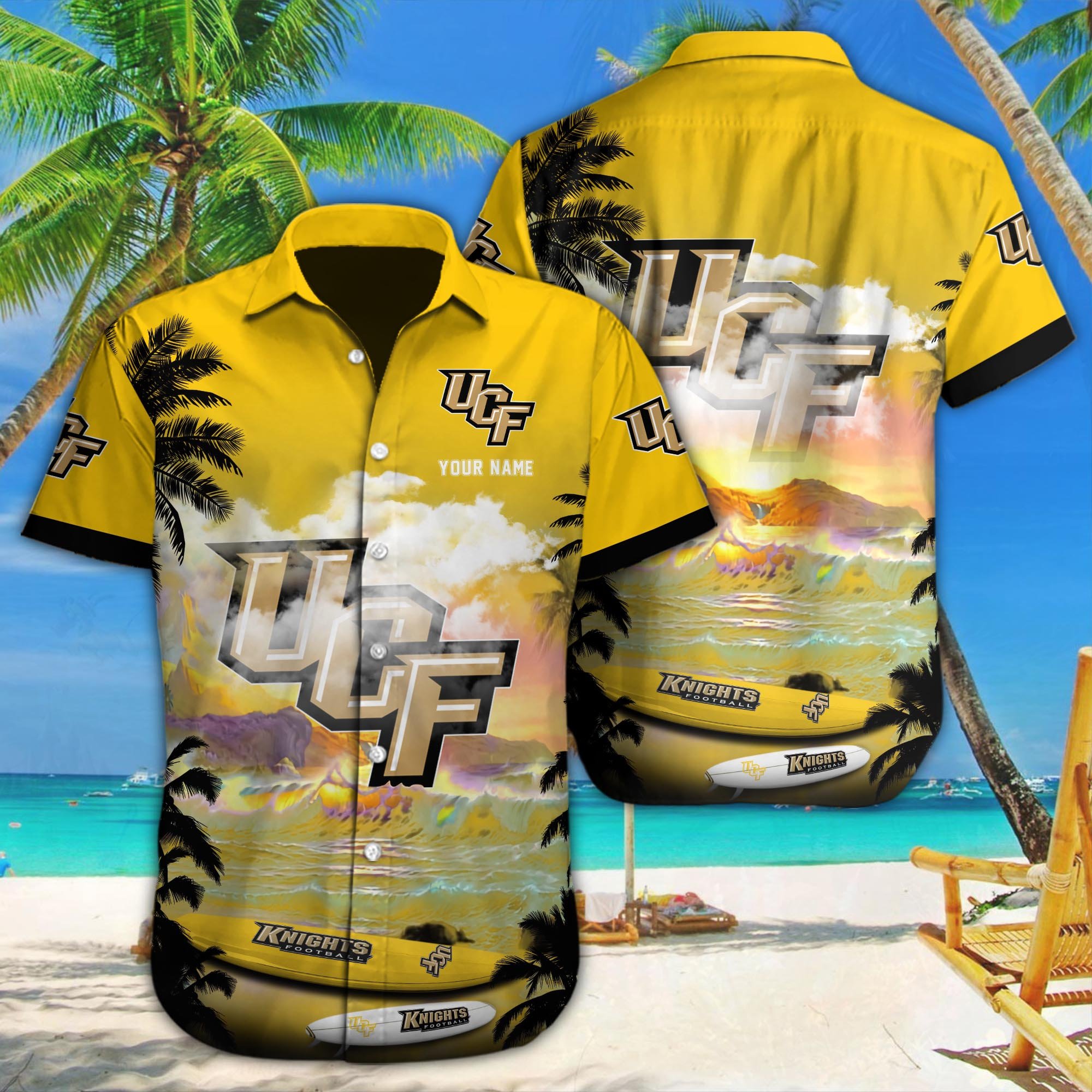 UCF Knights Custom Hawaii Shirt M-39588