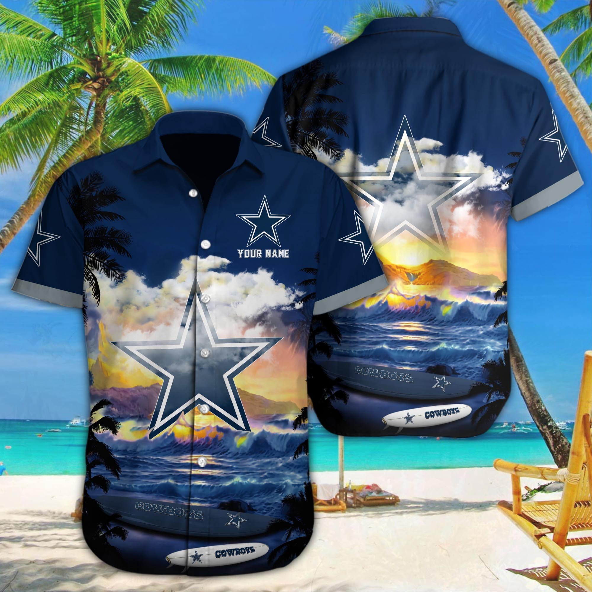 Dallas Cowboys Custom Hawaii Shirt M-39588
