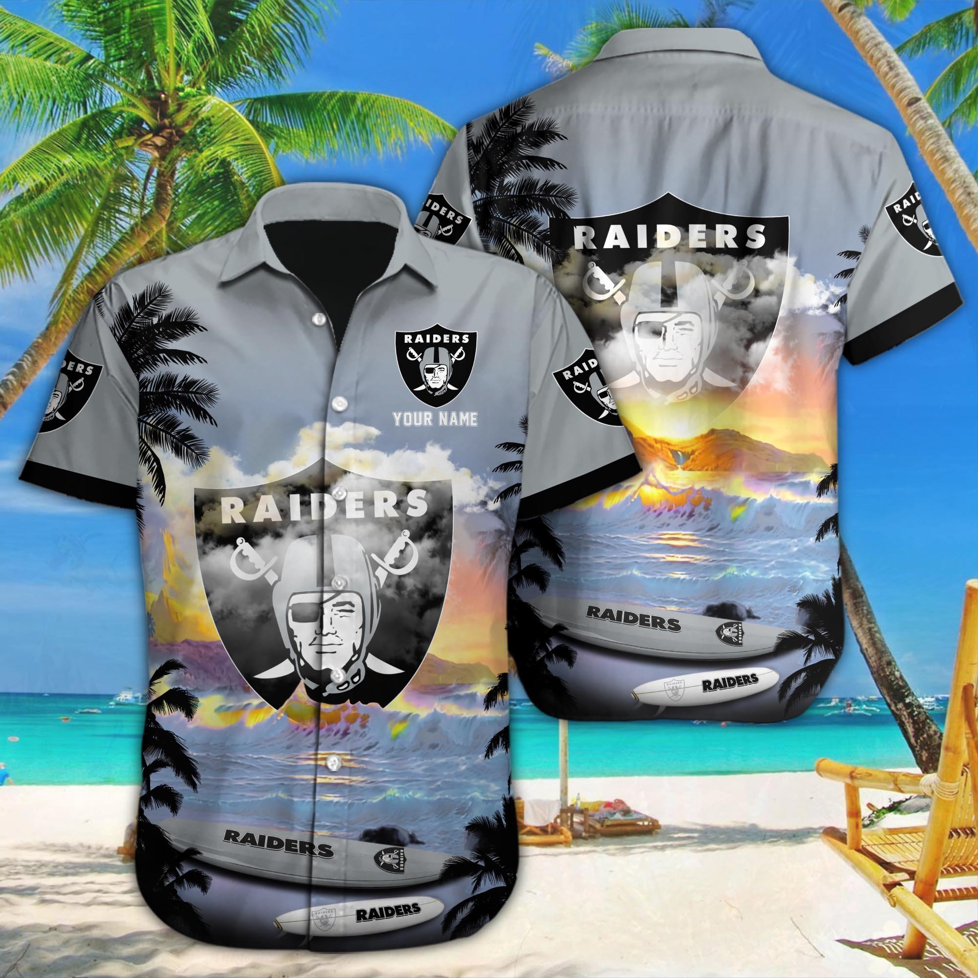Las Vegas Raiders Custom Hawaii Shirt M-39588