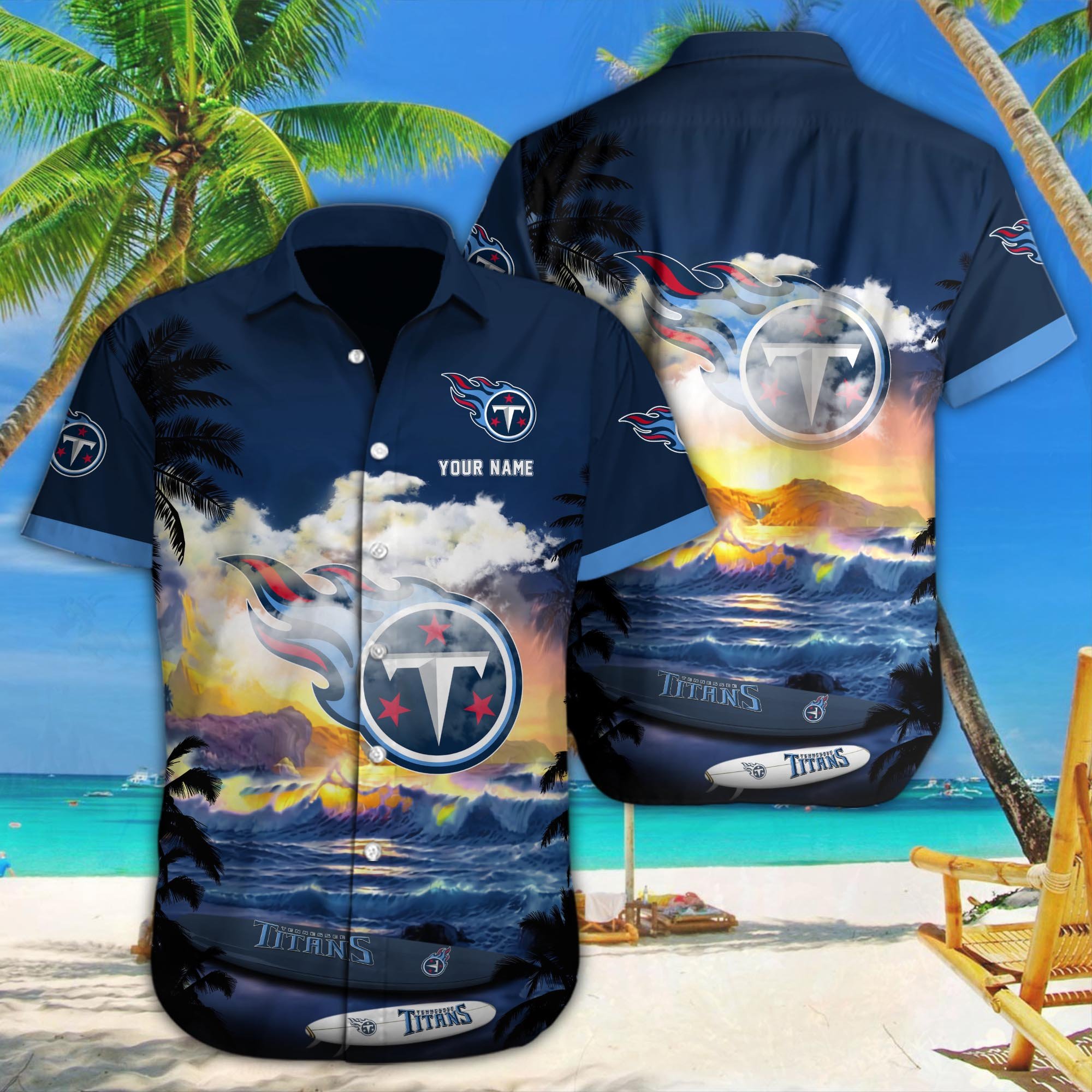 Tennessee Titans Custom Hawaii Shirt M-39588